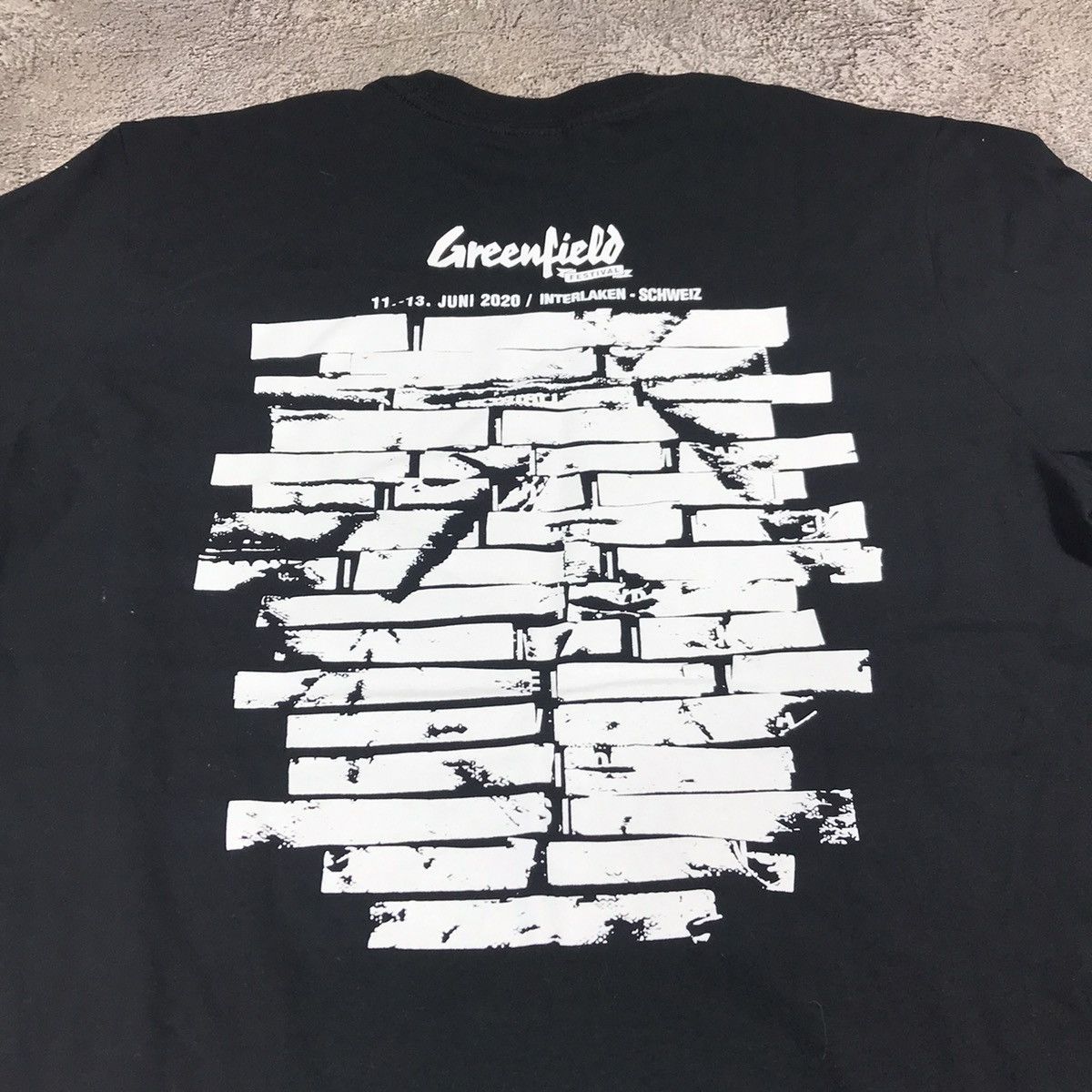 Vintage Vintage Y2K Greenfield Graphic Tee Band Goblin Grunge Slim M Size US M / EU 48-50 / 2 - 6 Thumbnail