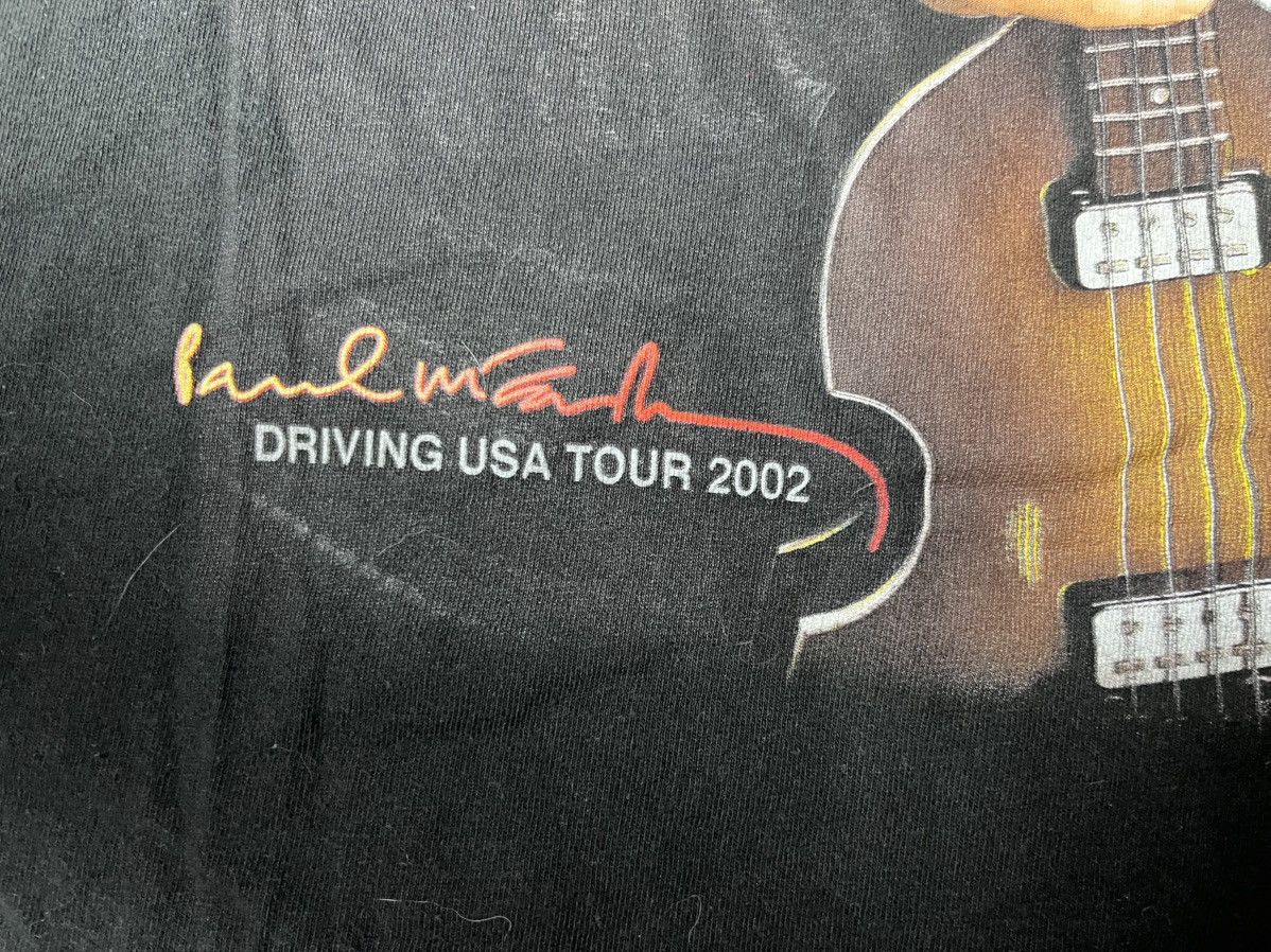 Band Tees 2002 Paul McCartney Driving USA Tour black t shirt Size M Size US M / EU 48-50 / 2 - 4 Thumbnail