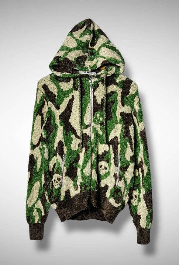 Sports Specialties Mark & Lona Golf Camo Skull Knit Sweater Zip-Up Hoodie Size US M / EU 48-50 / 2 - 1 Thumbnail