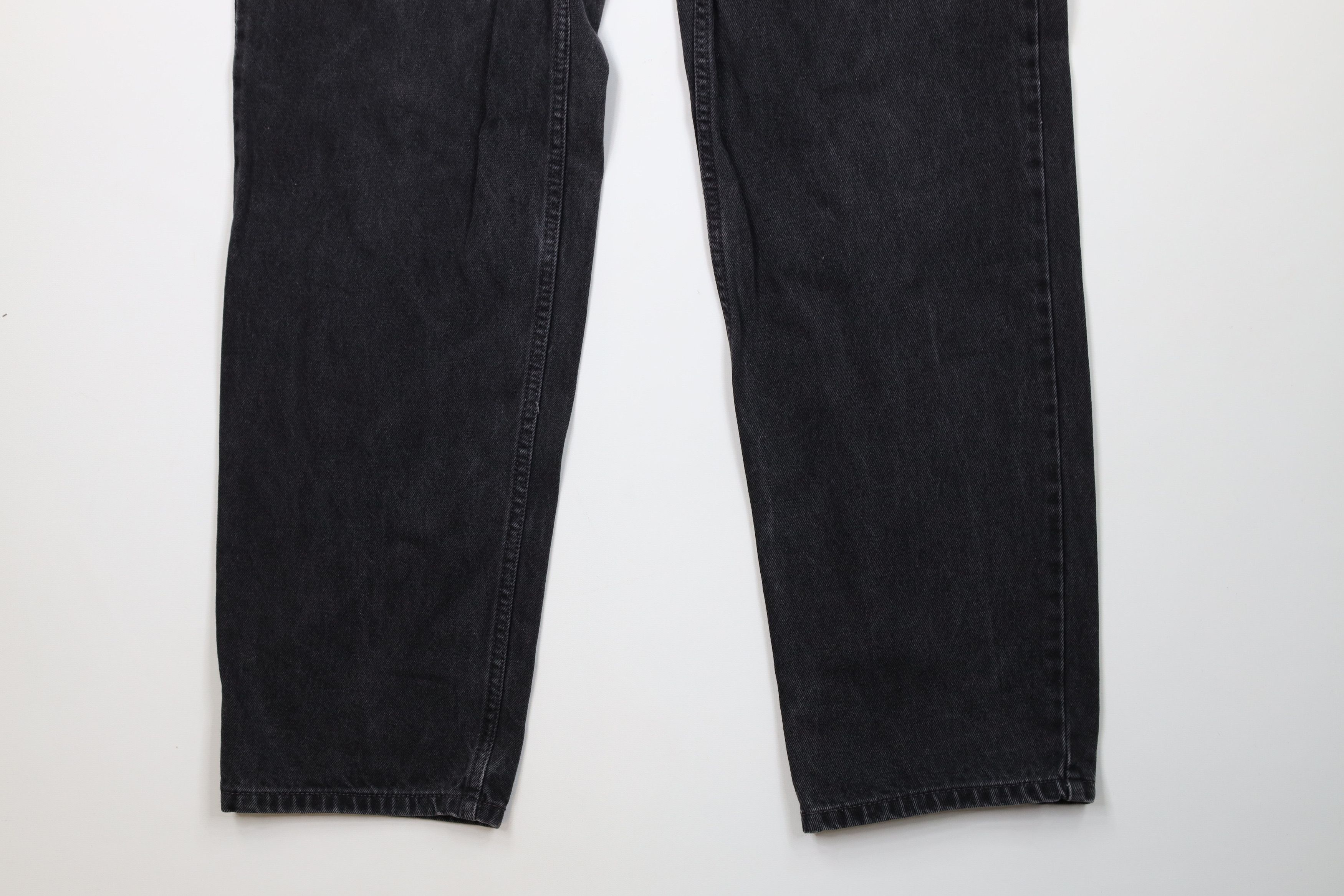 Levi's Vintage 90s Levis 550 Relaxed Fit Denim Jeans Black Cotton Size US 36 / EU 52 - 5 Thumbnail