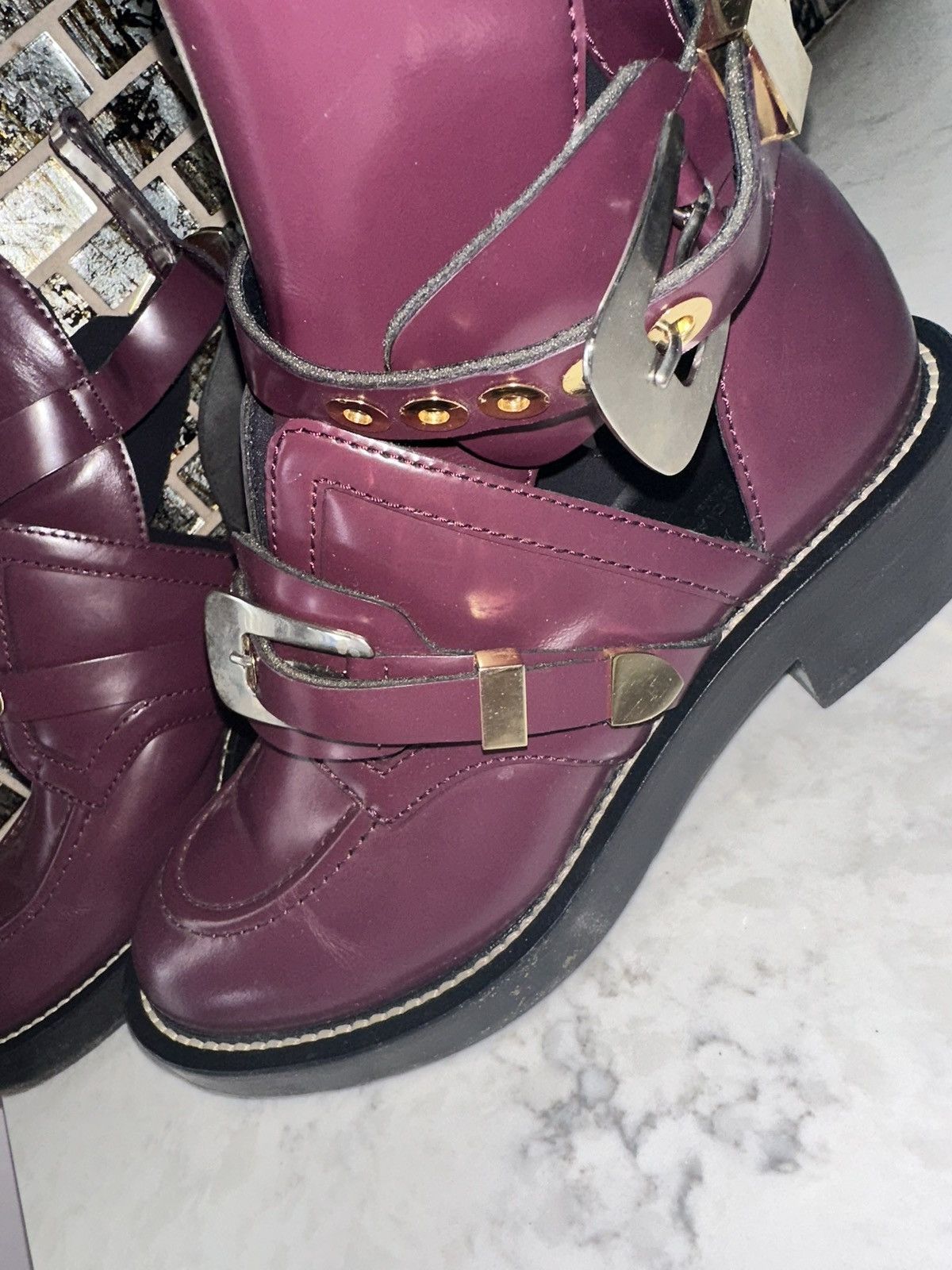 Balenciaga BALENCIAGA - CEINTURE ANKLE BOOTS Size 8 Size US 8 / IT 38 - 22 Thumbnail