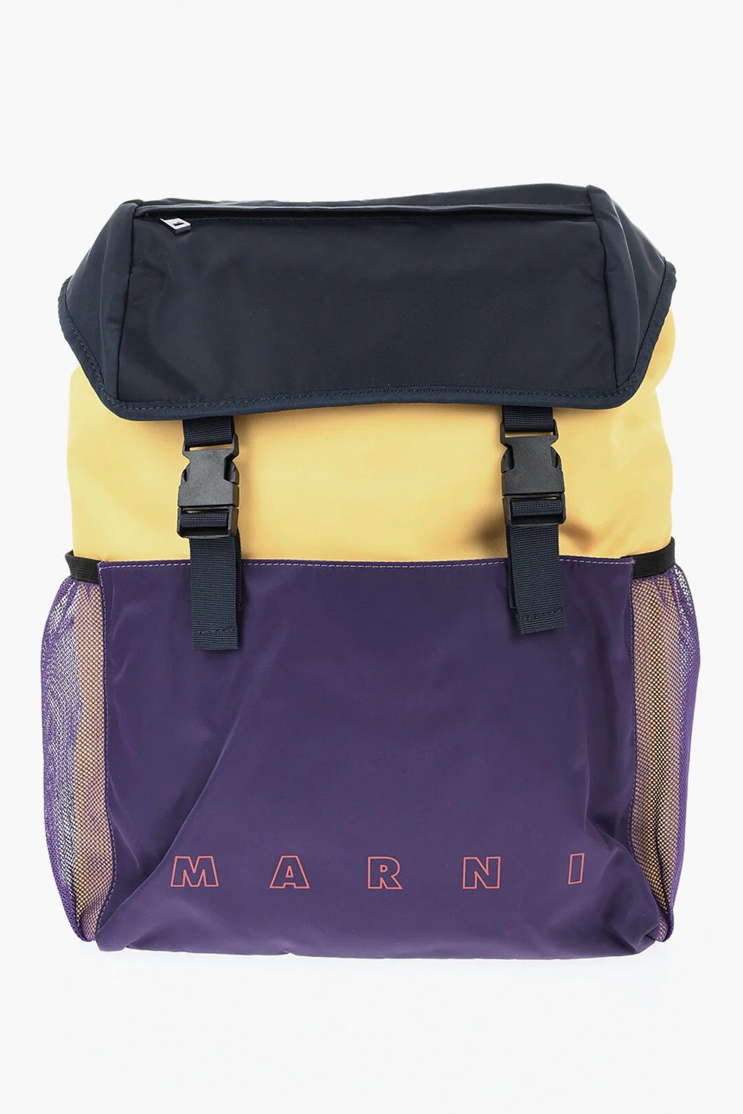 Marni og1mm0326 Size: OS / Color Block Nylon Backpack Multicolor Size ONE SIZE - 1 Thumbnail