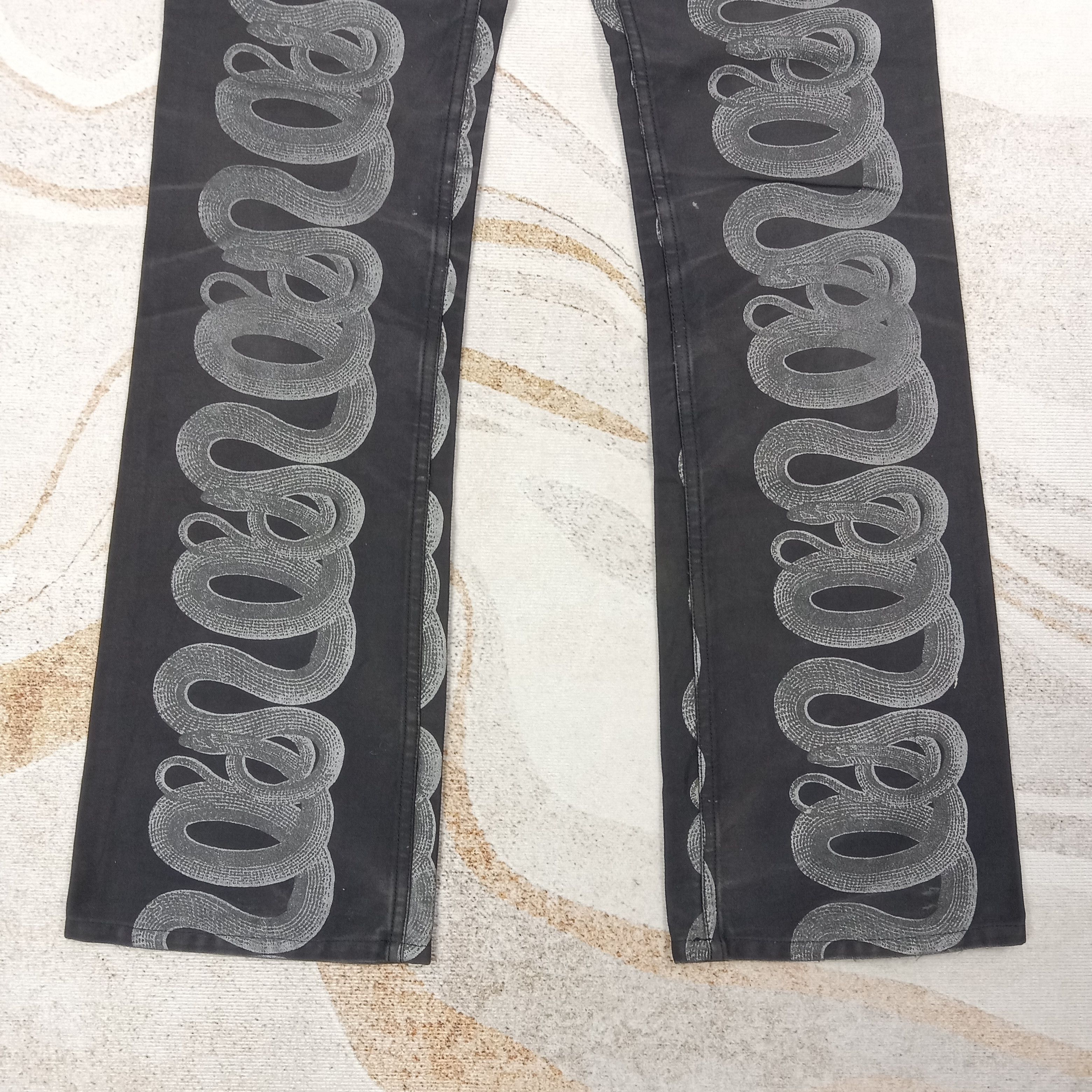 Hysteric Glamour Hysteric Glamour Japanese Snake Denim Jeans C265N11 Size 25" / US 0 / IT 36 - 6 Thumbnail