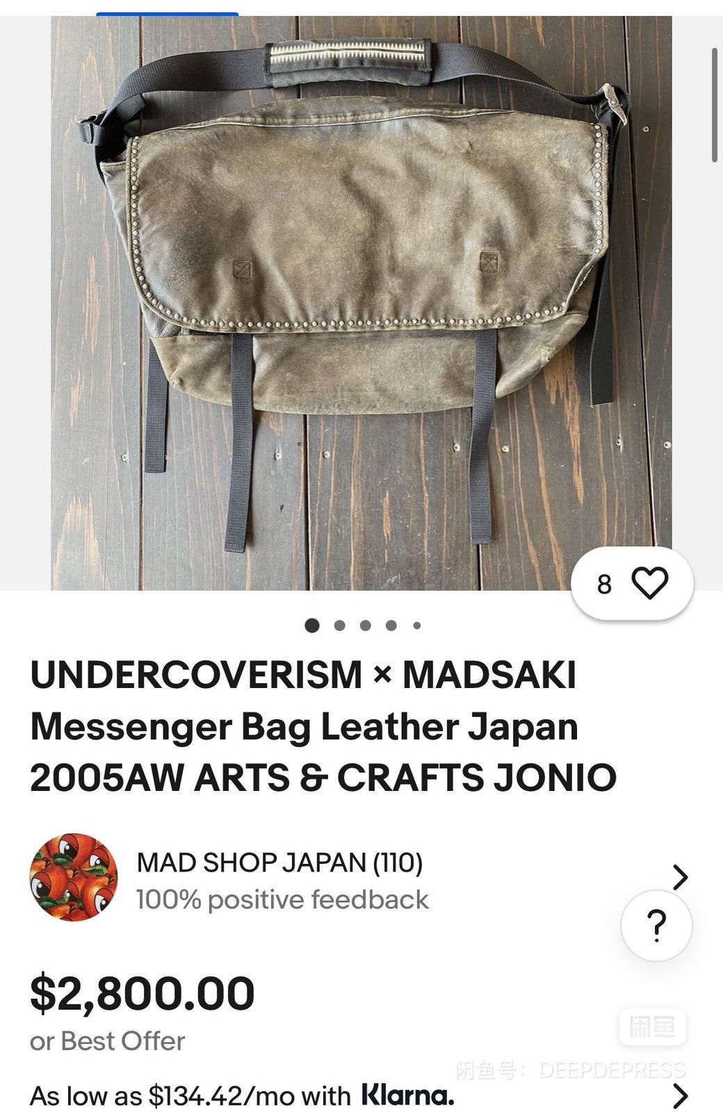 Undercover Undercover x Madsaki 06aw guru messenger bag Size ONE SIZE - 5 Thumbnail