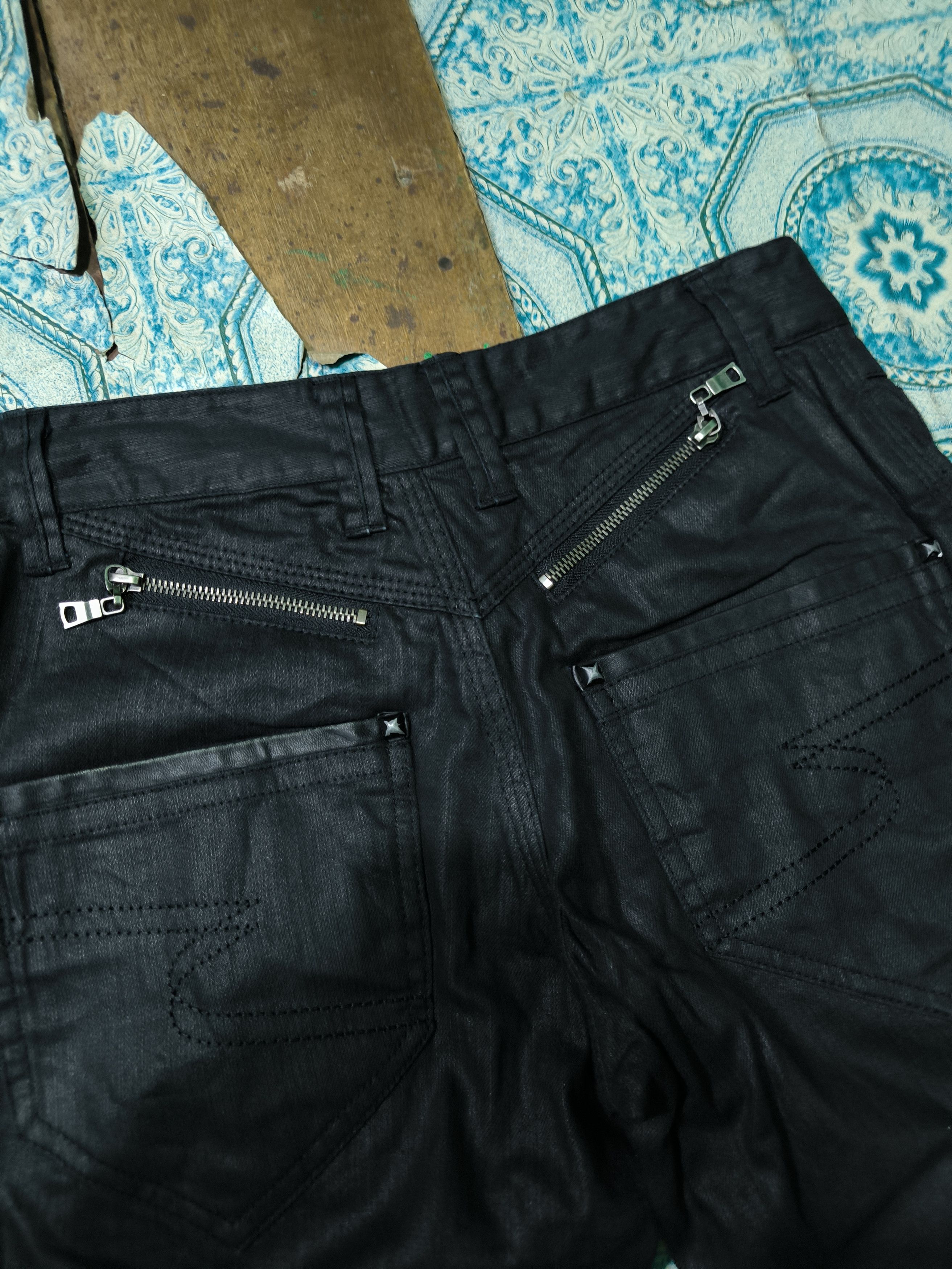 14th Addiction Semantic Design Black Coated Jeans Size US 30 / EU 46 - 5 Thumbnail