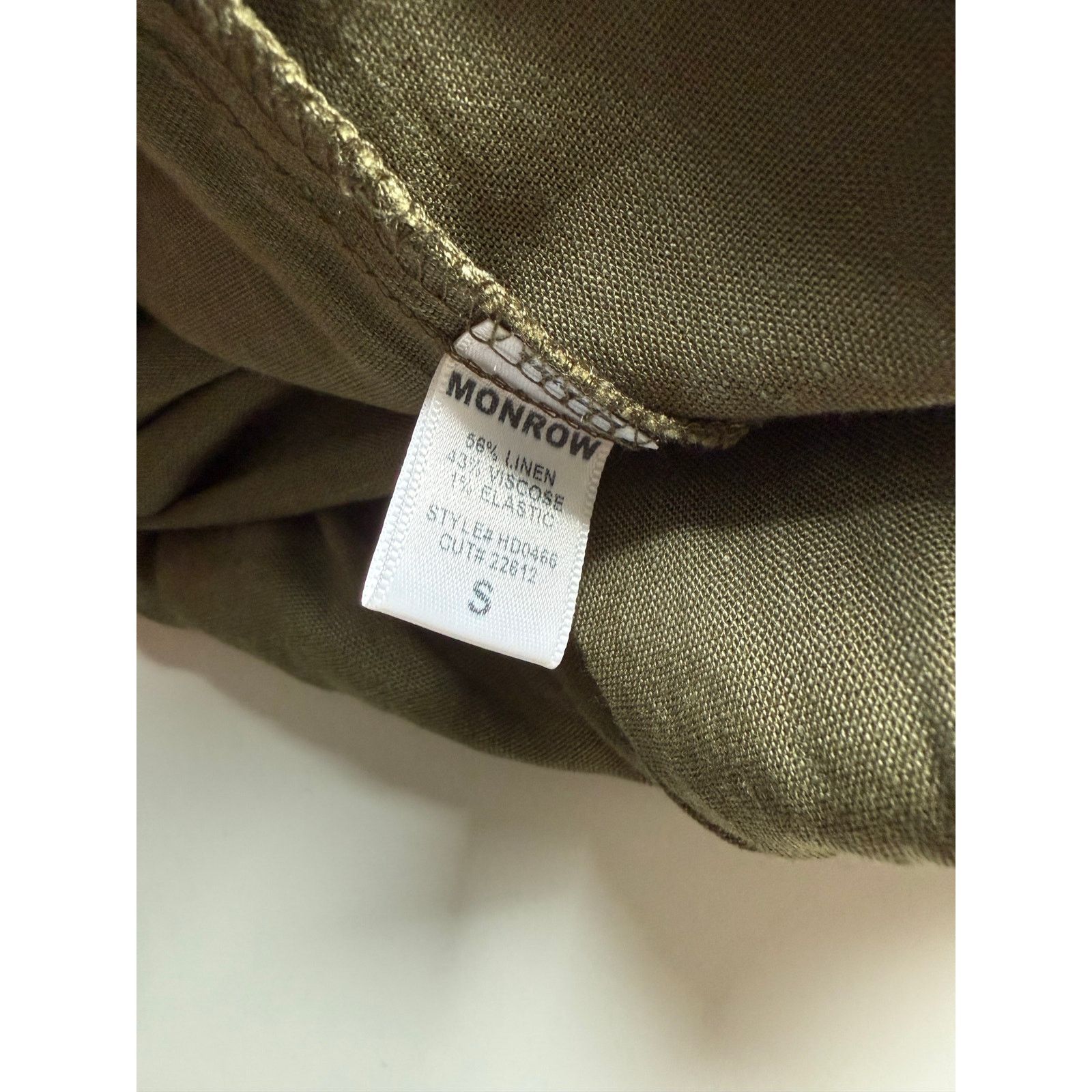 MONROW $235 New Monrow Linen Cami Dress - Small - Green Size S / US 4 / IT 40 - 7 Thumbnail