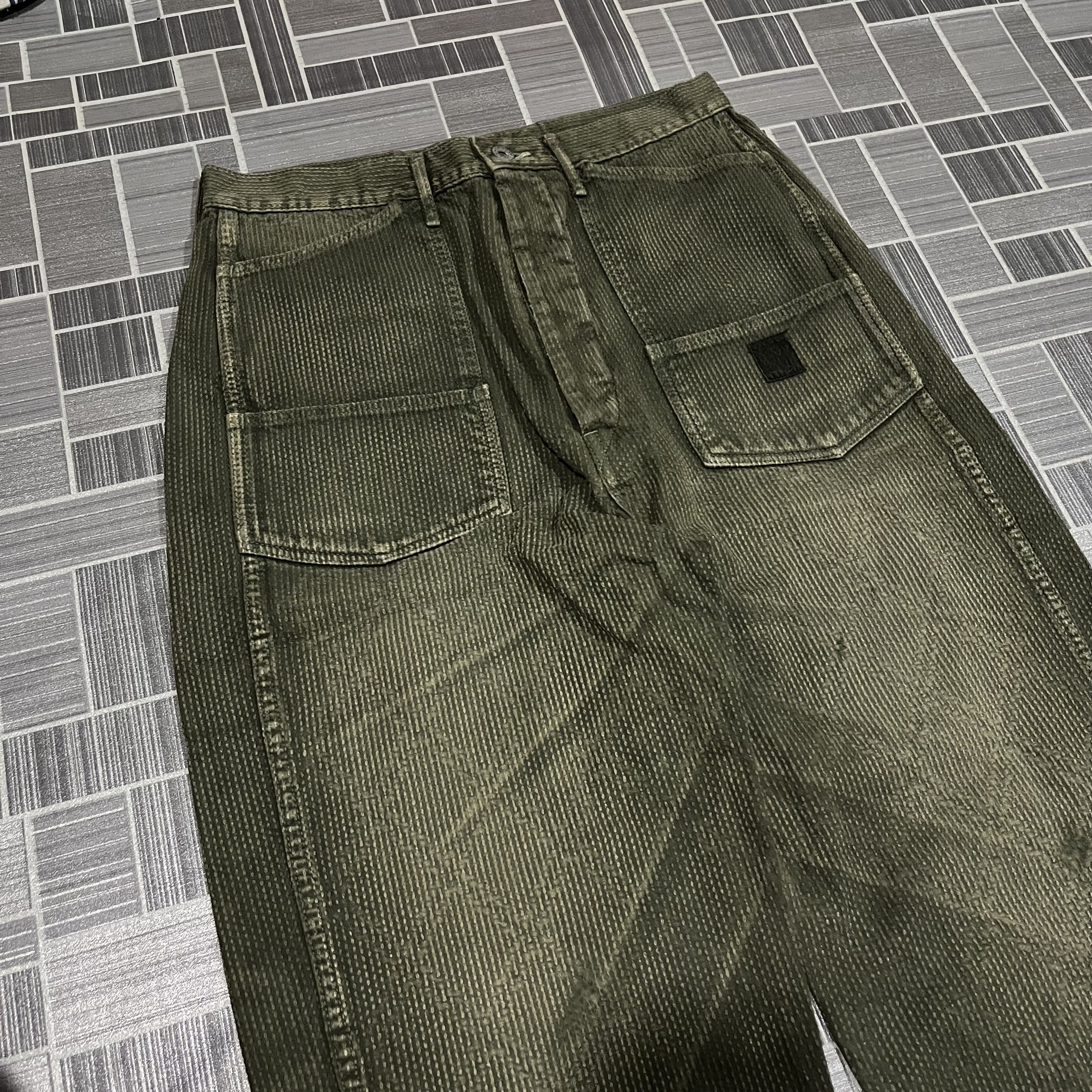 Kapital Kountry Vintage Kapital Buckle Back Boro Stitching Ballon Pants Size US 31 - 11 Thumbnail