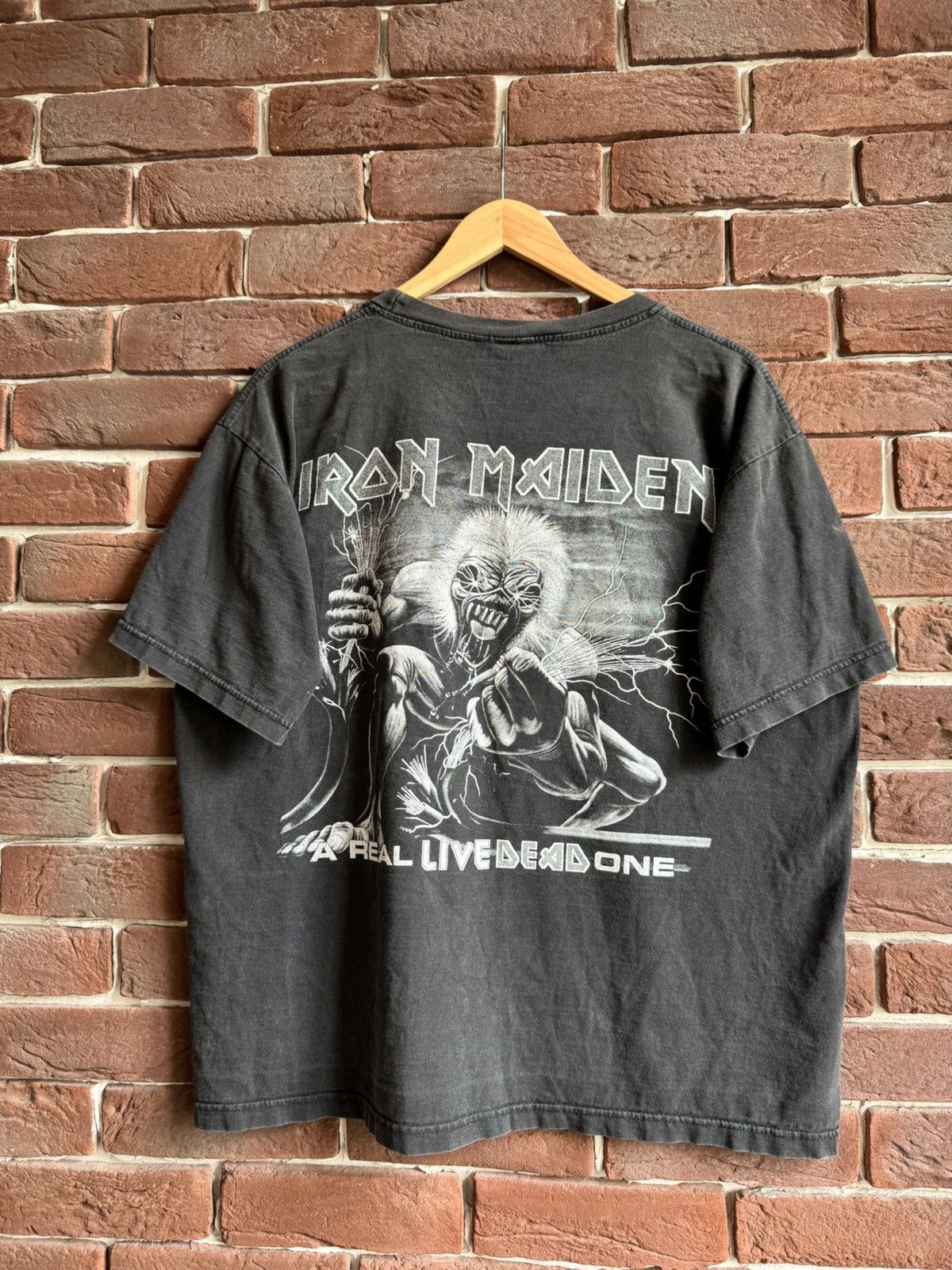 Band Tees Rare Iron Maiden Real Live Dead One Rock Metal Band T Shirt Size US L / EU 52-54 / 3 - 2 Thumbnail