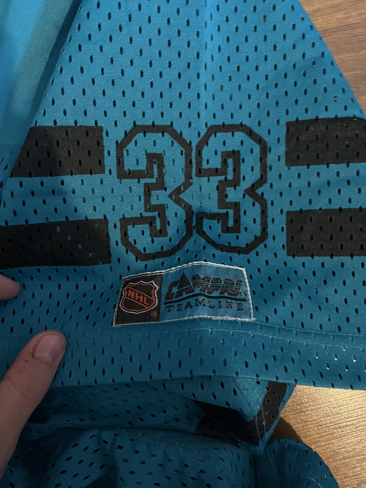 NHL San Jose Sharks Jersey Size US XL / EU 56 / 4 - 5 Thumbnail