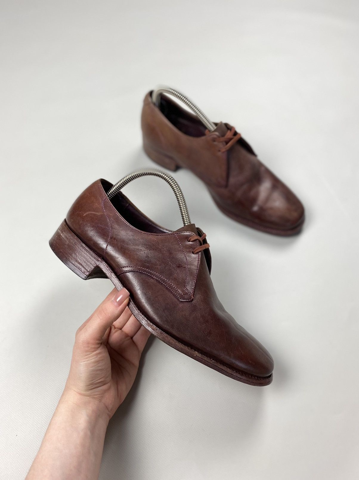 Grenson Grenson Osprey men’s leather formal derby shoes size UK 7 Size US 8 / EU 41 - 12 Thumbnail