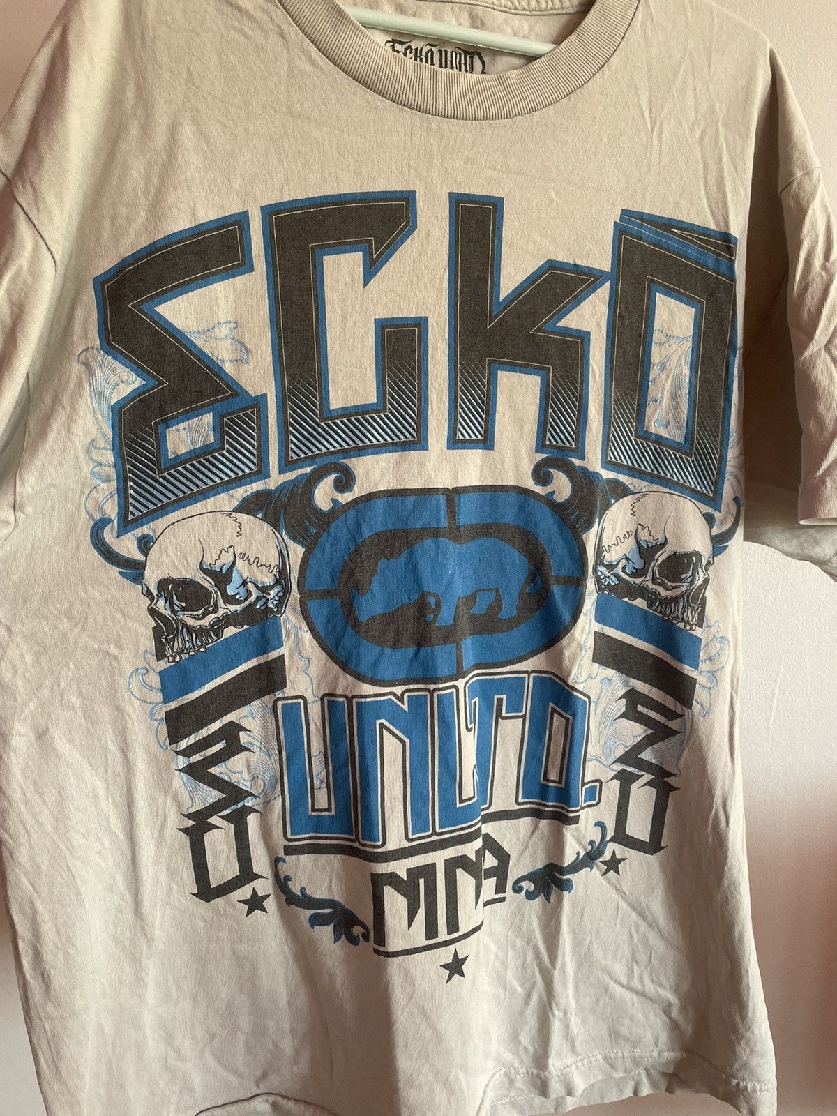 Ecko Unltd. MMA By Ecko Untld Rap Tee Big Logo Skate T Shirt Y2K Size US L / EU 52-54 / 3 - 3 Thumbnail