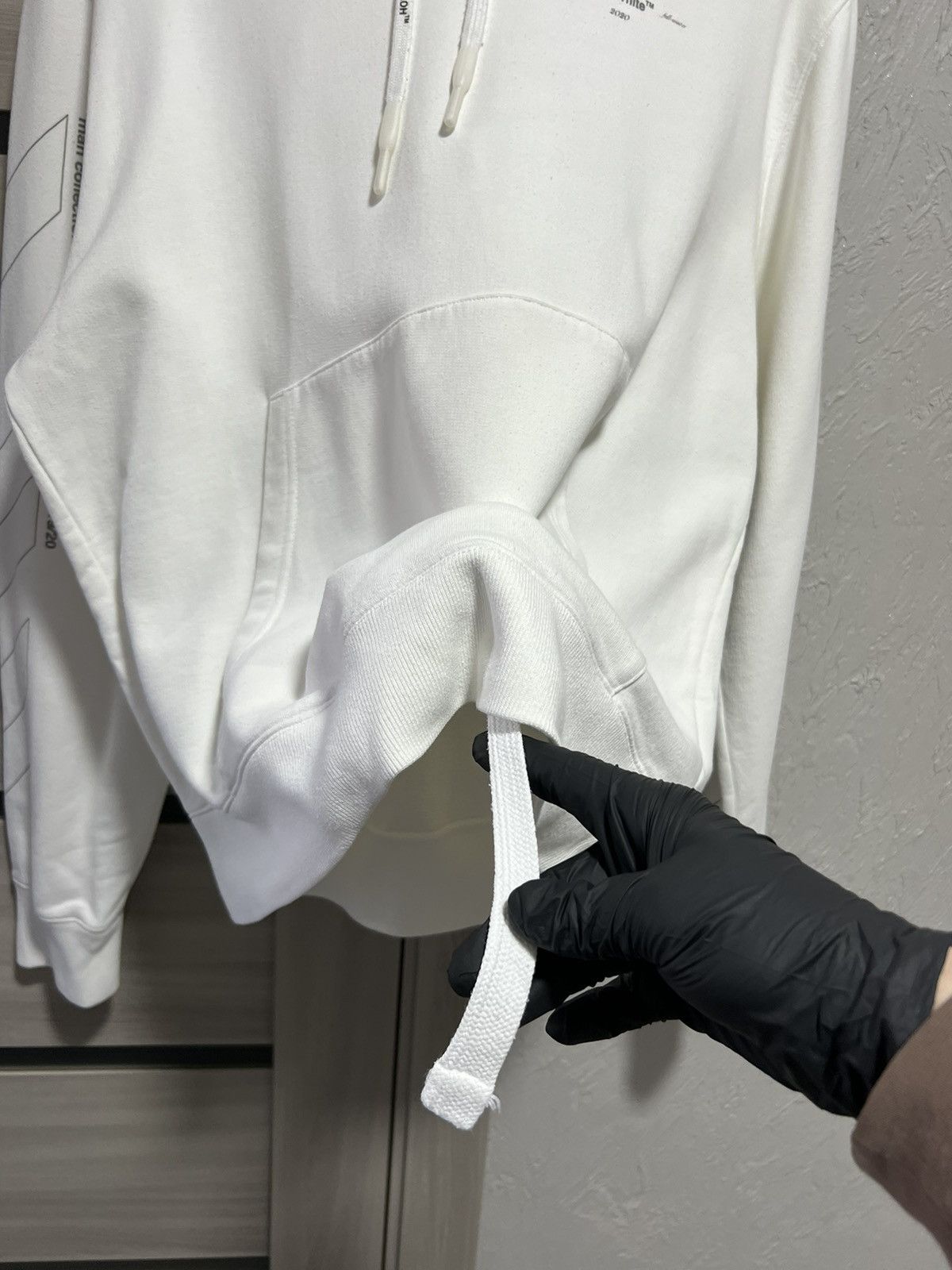Off-White Off-White Unfinished Arrows White Hoodie Size US M / EU 48-50 / 2 - 9 Thumbnail