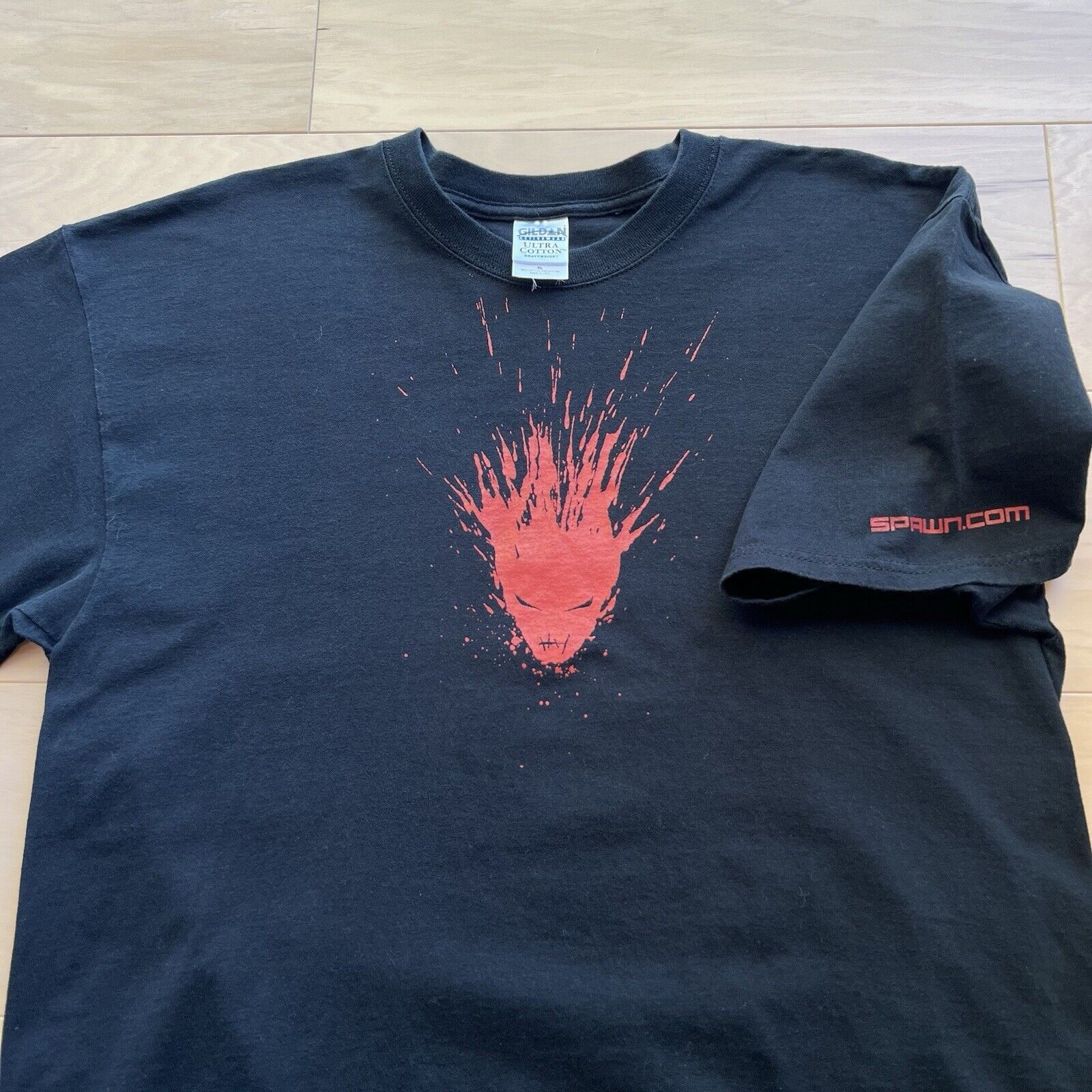 Vintage Vintage Spawn Shirt XL Black 90s Horror Comics Mcfarlane Size US XL / EU 56 / 4 - 3 Thumbnail