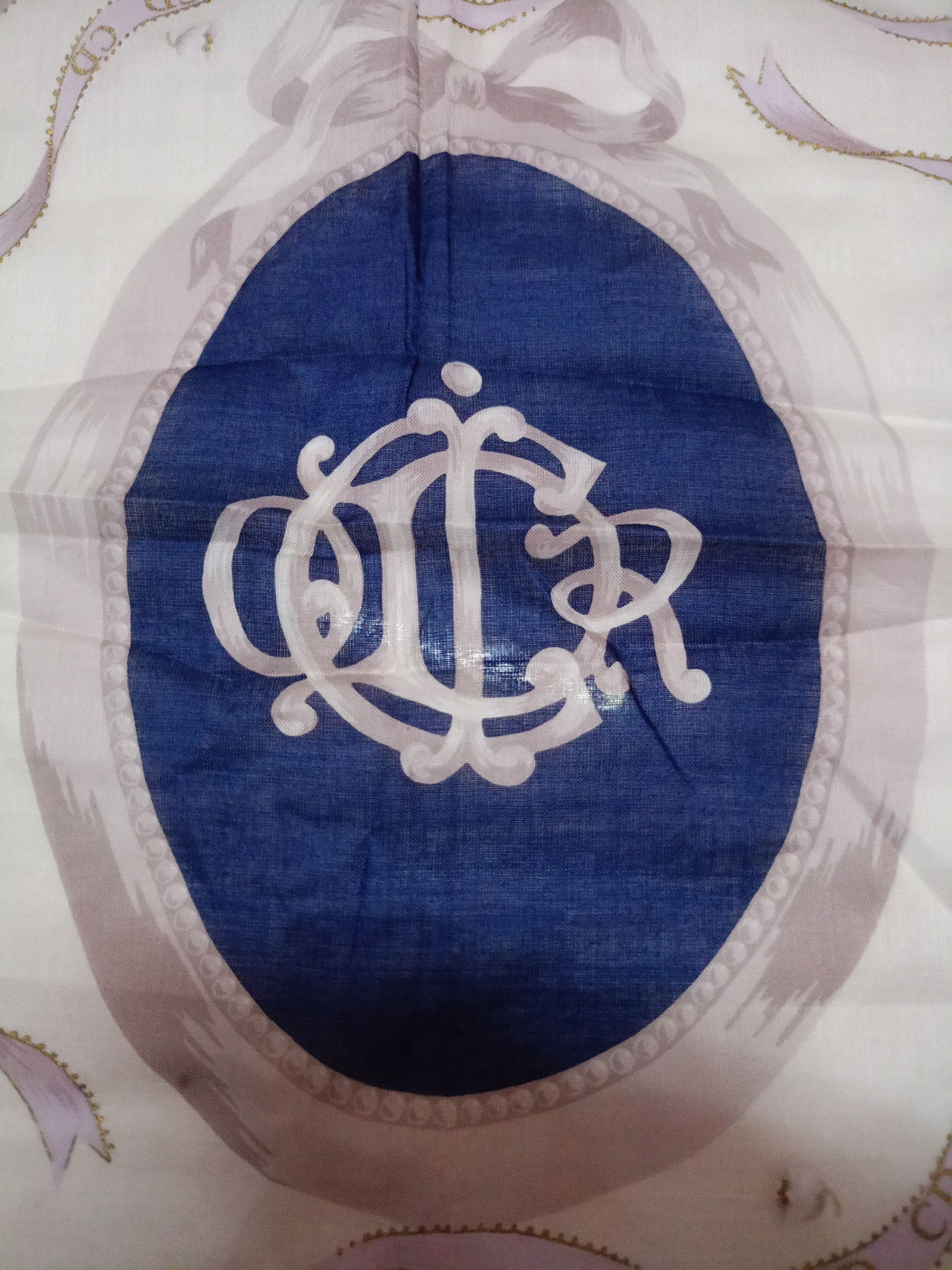 Dior × Vintage Christian Dior X Handkerchief Neckerchief Bandana Size ONE SIZE - 5 Thumbnail