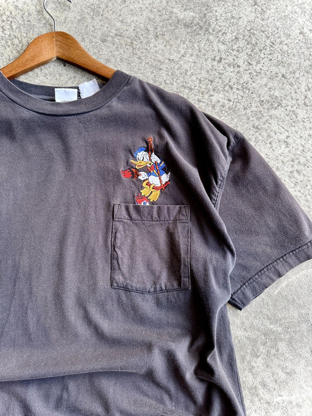 Japanese Brand × Vintage Vintage single stitch 1990s Disney Donald Duck pocket tee Size US XL / EU 56 / 4 - 2 Thumbnail