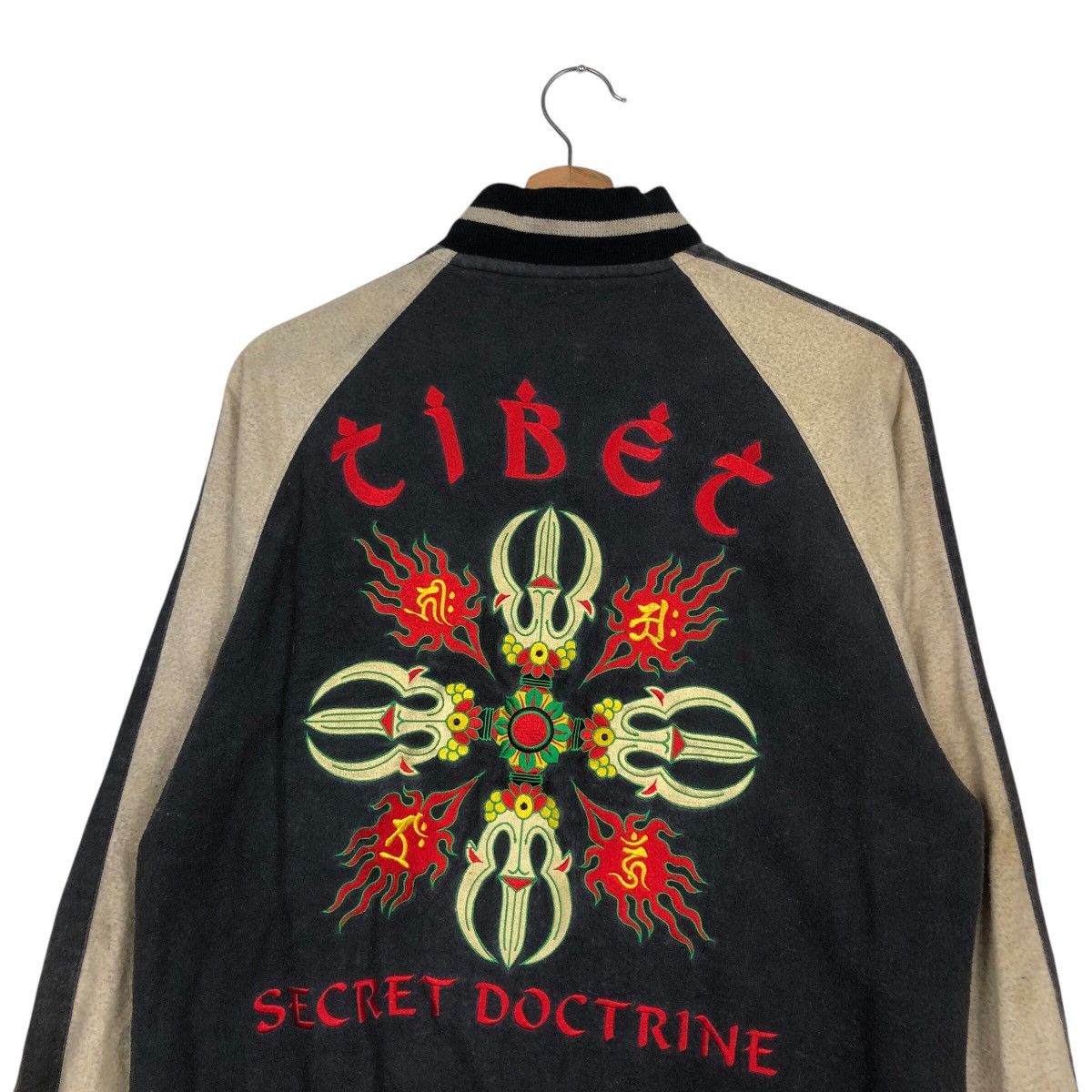 Japanese Brand 📌Vintage Bomber Jacket Sukajan Japan Tibet Secret Doctrine Size US M / EU 48-50 / 2 - 10 Thumbnail
