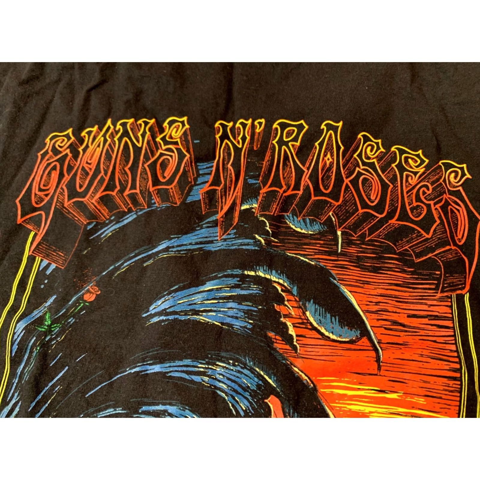 Vintage GUNS N ROSES Shirt Official Product 2023 Black M Medium Men Hard Rock Tee Vintage? No Size US M / EU 48-50 / 2 - 4 Thumbnail