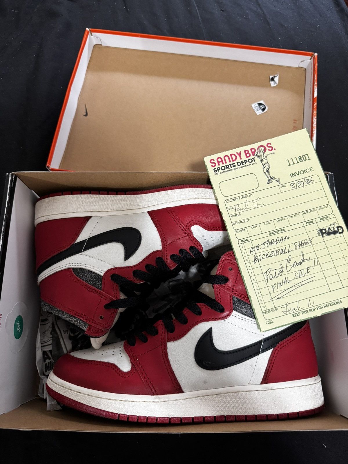 Nike Air jordan 1 “Lost and Found” sz 6 Size US 6 / EU 39 - 2 Thumbnail