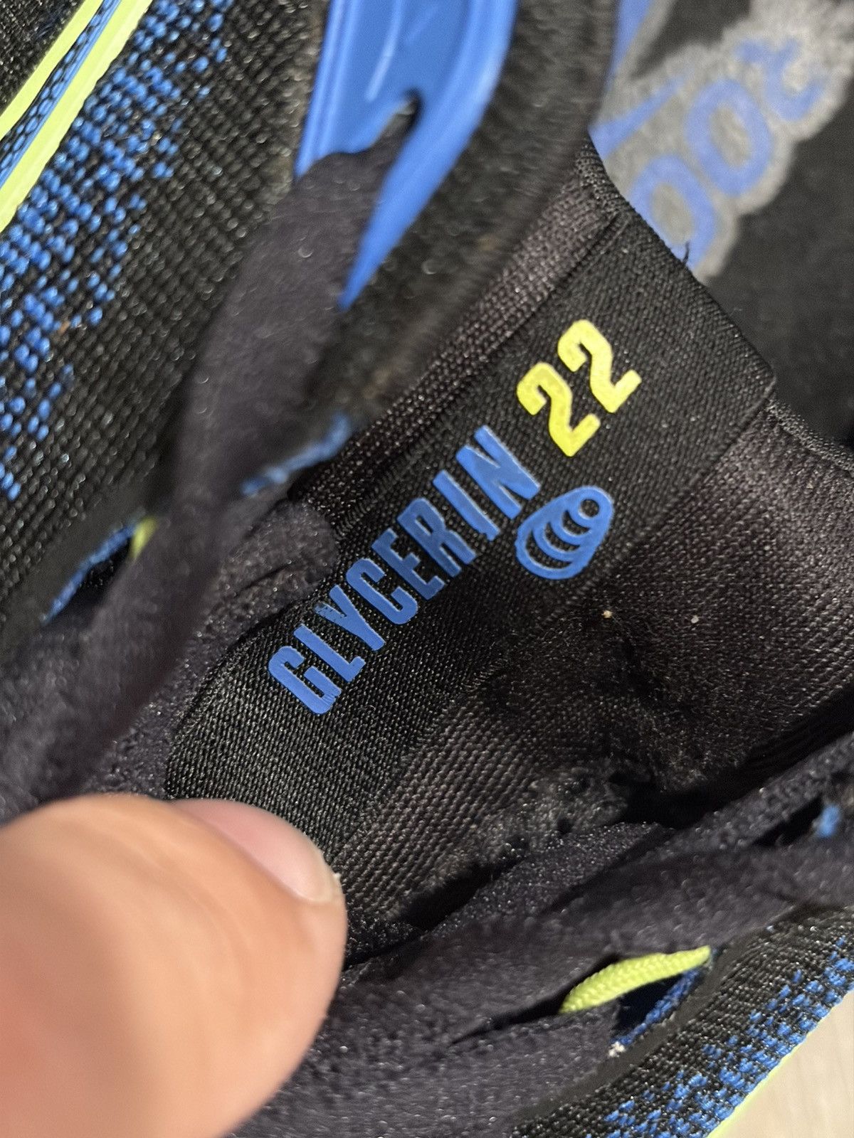 Brooks Brooks Glycerin 22 Running Shoes Black Blue Yellow Size US 11 / EU 44 - 5 Thumbnail