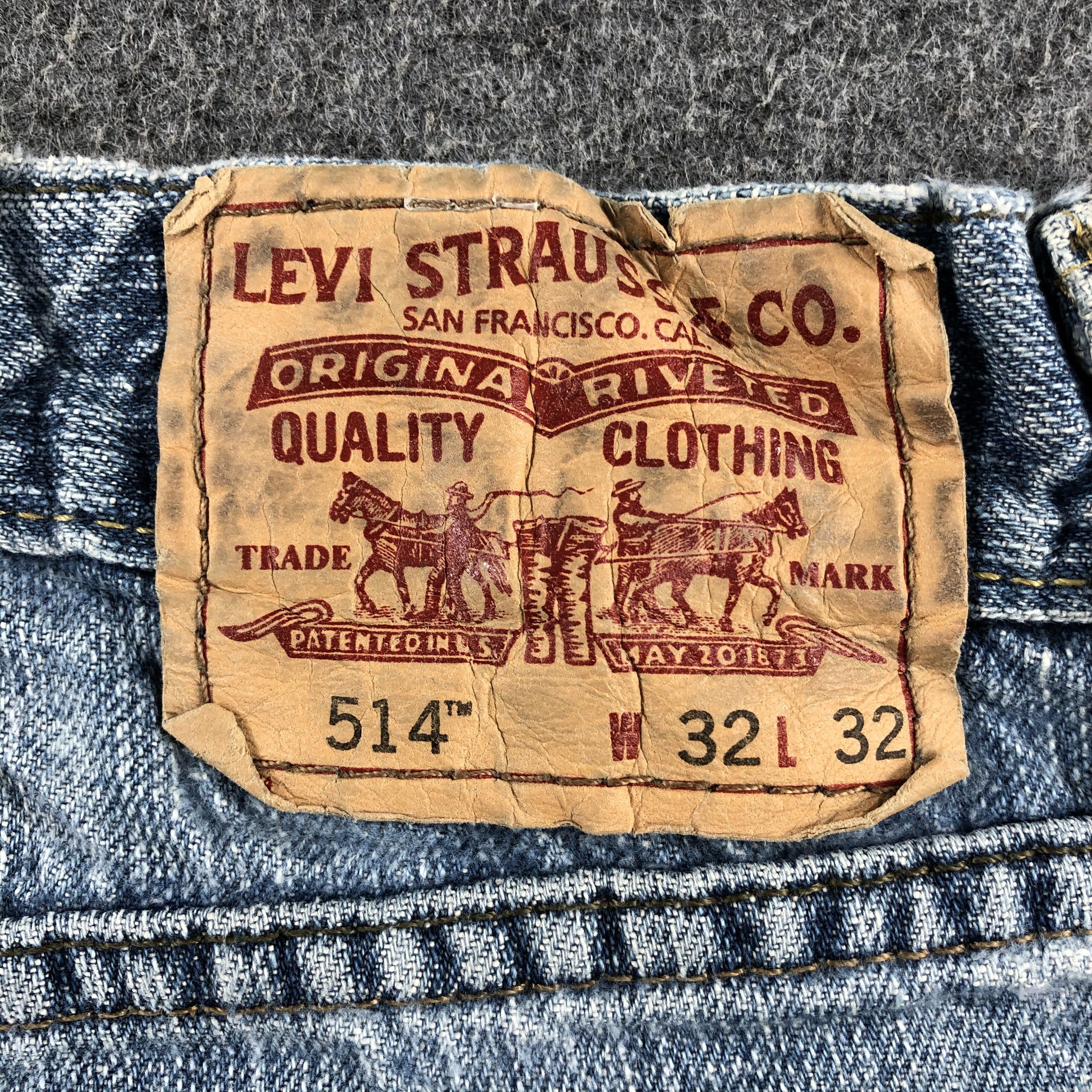 Levi's Vintage Blue Wash Levis 514 Jeans-J2560 Size US 31 - 5 Thumbnail