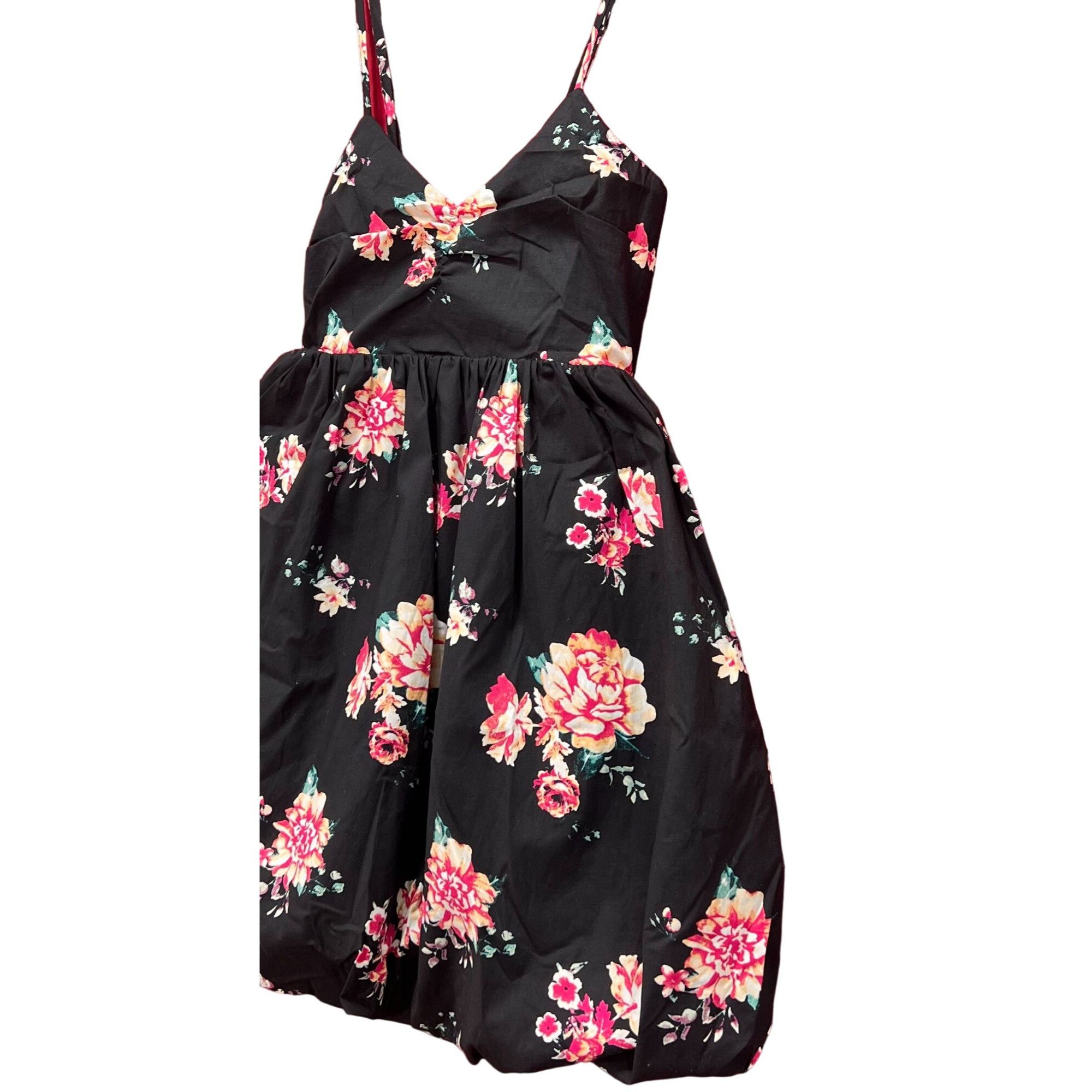 rue21 Rue 21 - Women's Floral Mini Dress - Black - Extra Small Size XS / US 0-2 / IT 36-38 - 16 Thumbnail