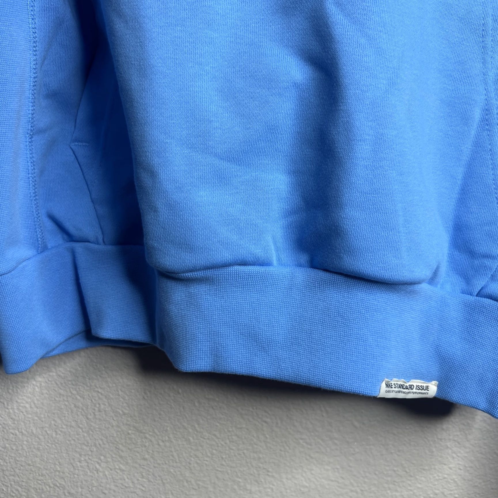 Nike VINTAGE Nike Dri-Fit Standard Issue Hoodie Men XL Blue Silver Basketball NWOT Size US XL / EU 56 / 4 - 2 Thumbnail