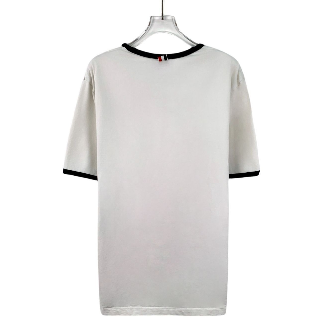 Thom Browne Thom Browne White Cotton Short-Sleeve T-Shirt Size 2M Made I Size XS / US 0-2 / IT 36-38 - 8 Thumbnail