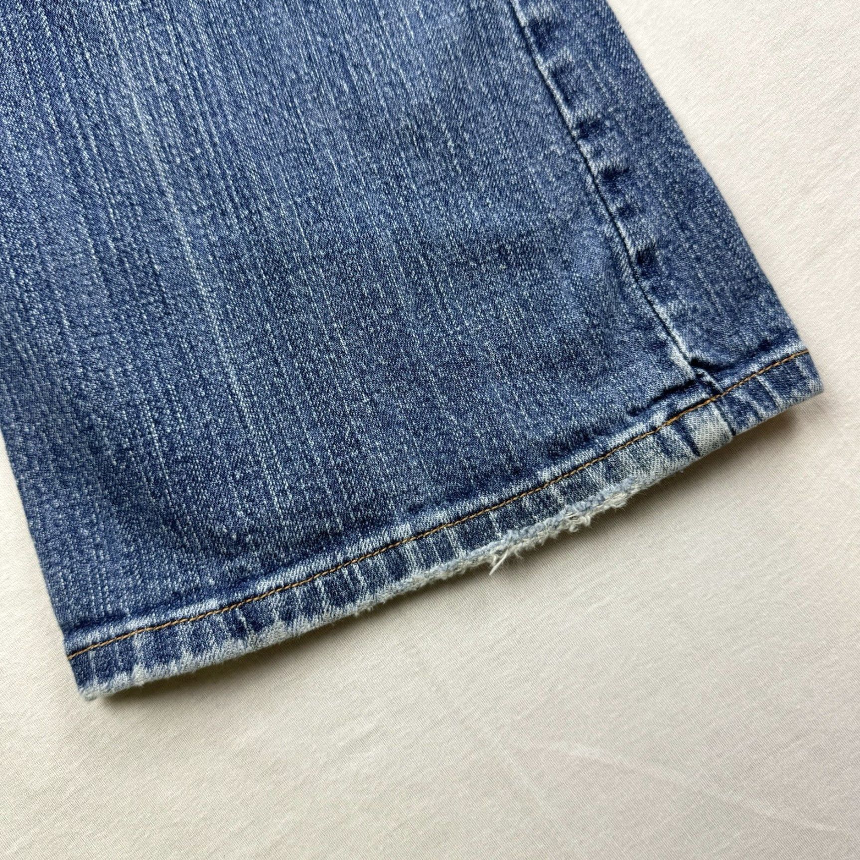 Denime VINTAGE Zana Di Jeans Womens 11 Blue Flared Hipster Grunge Punk Y2K Denim Pants Jeans Size 32" / US 10 / IT 46 - 6 Thumbnail