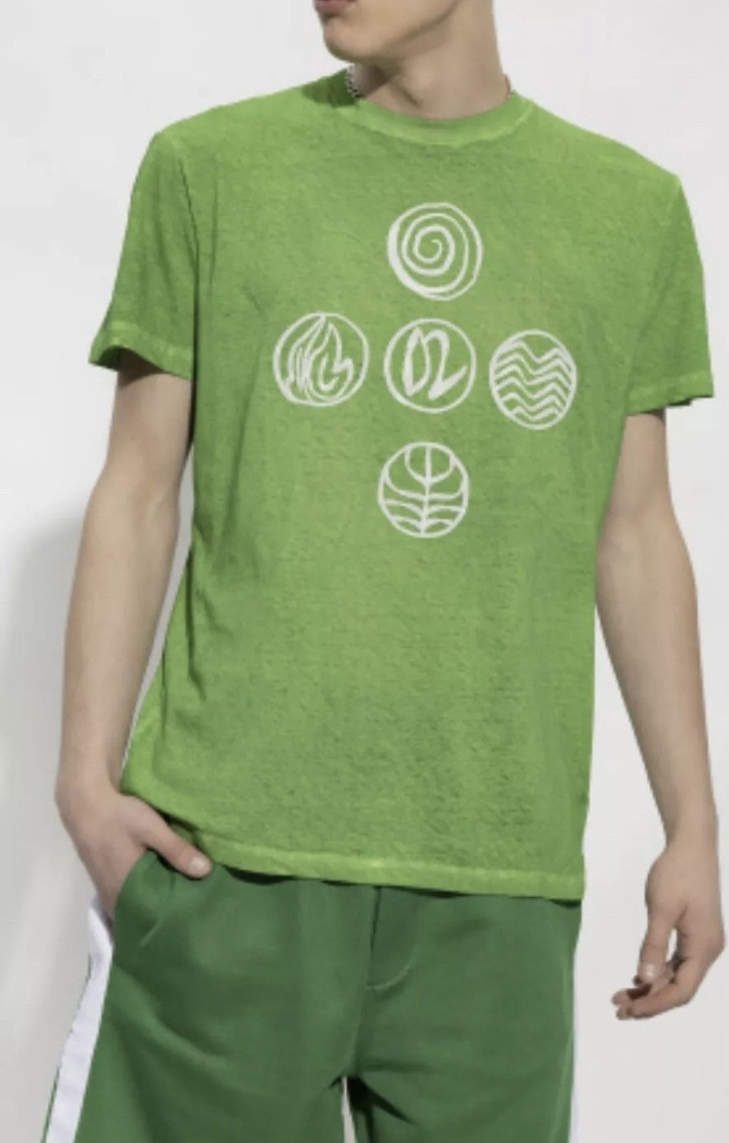 Dsquared2 Dsquared2 Printed T-shirt Green XL cool Fit Cotton Size US XL / EU 56 / 4 - 16 Thumbnail