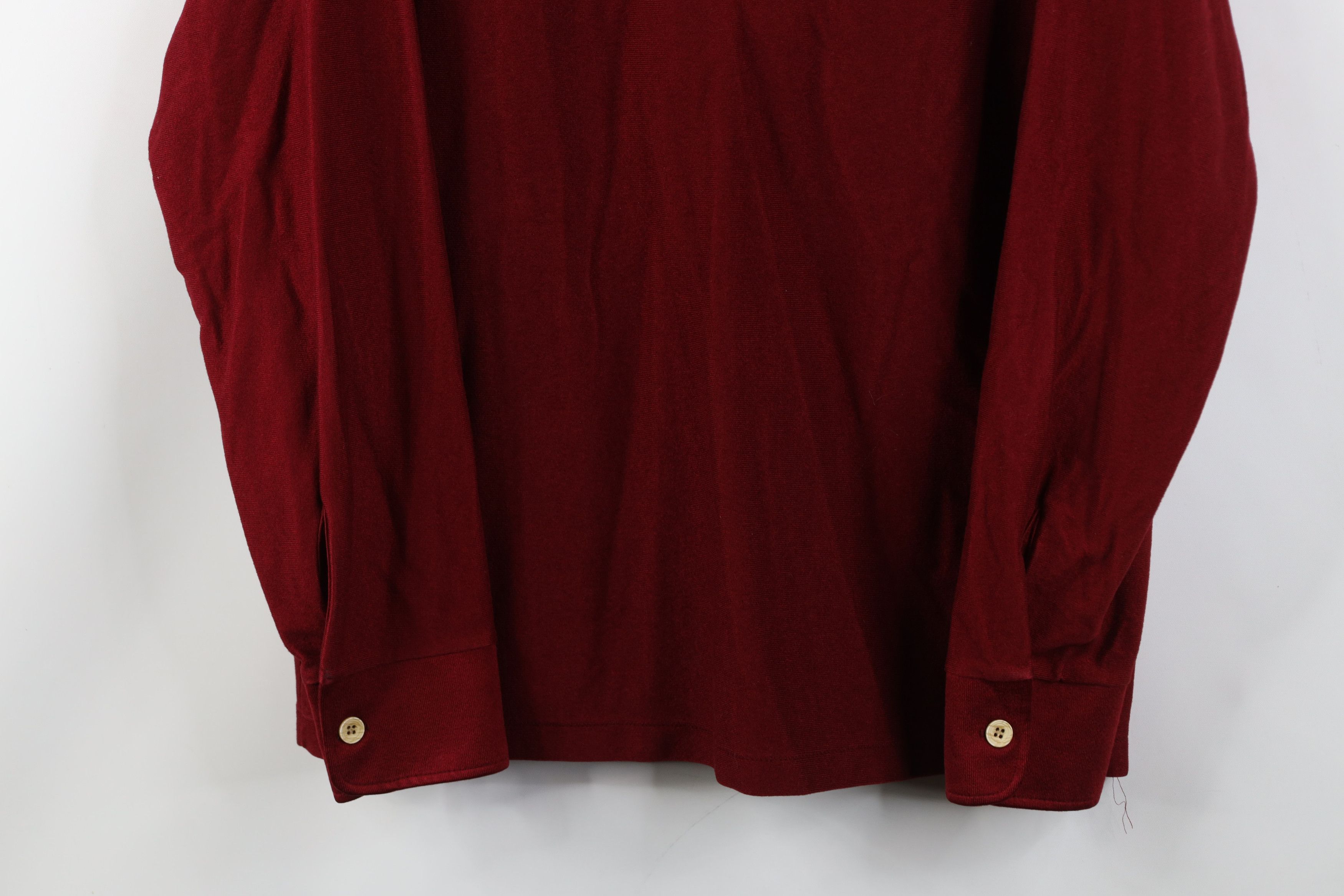 Vintage Vintage 70s Streetwear Long Sleeve Rugby Polo Shirt Red USA Size US M / EU 48-50 / 2 - 3 Thumbnail