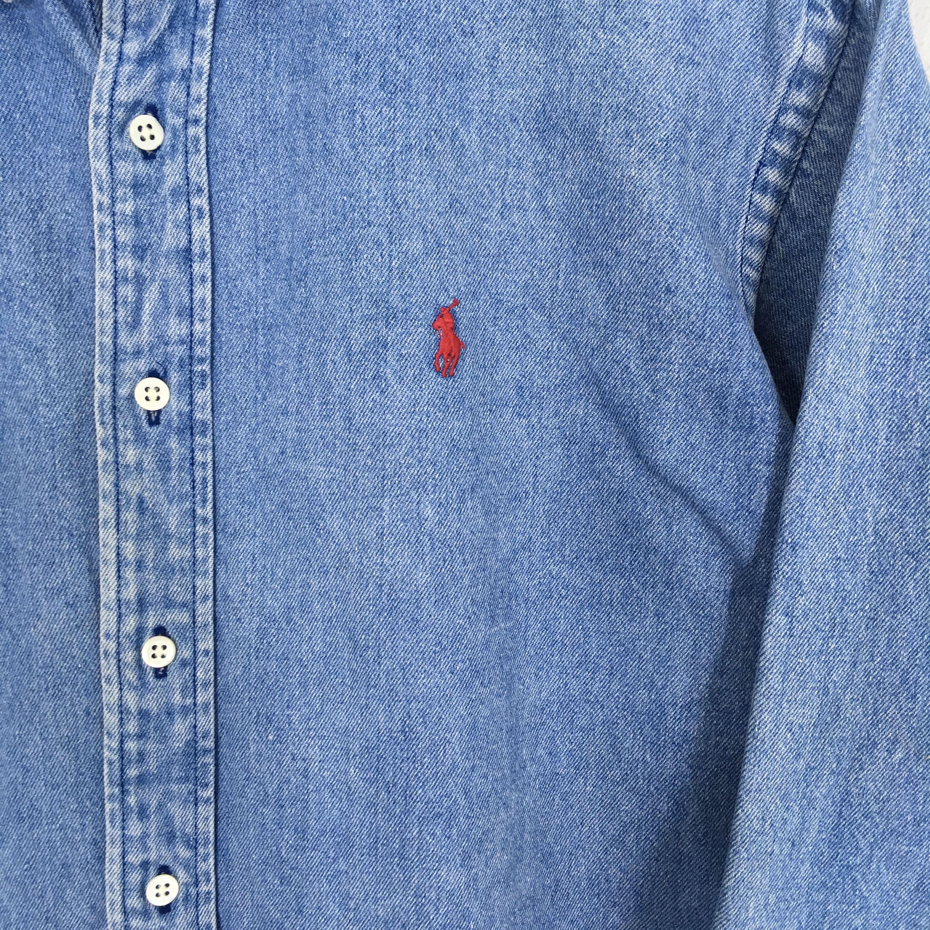 Polo Ralph Lauren vintage oxford button down polo ralph lauren - 1661 Size US L / EU 52-54 / 3 - 5 Thumbnail