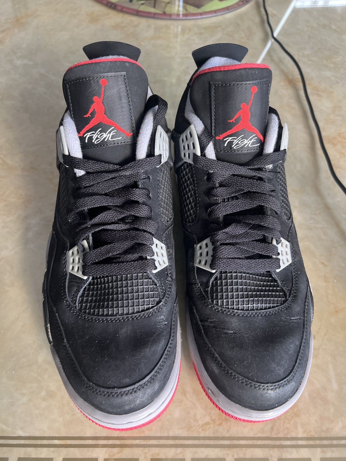 Jordan Brand Air Jordan 4 bred 2012 Size US 10.5 / EU 43-44 - 4 Thumbnail