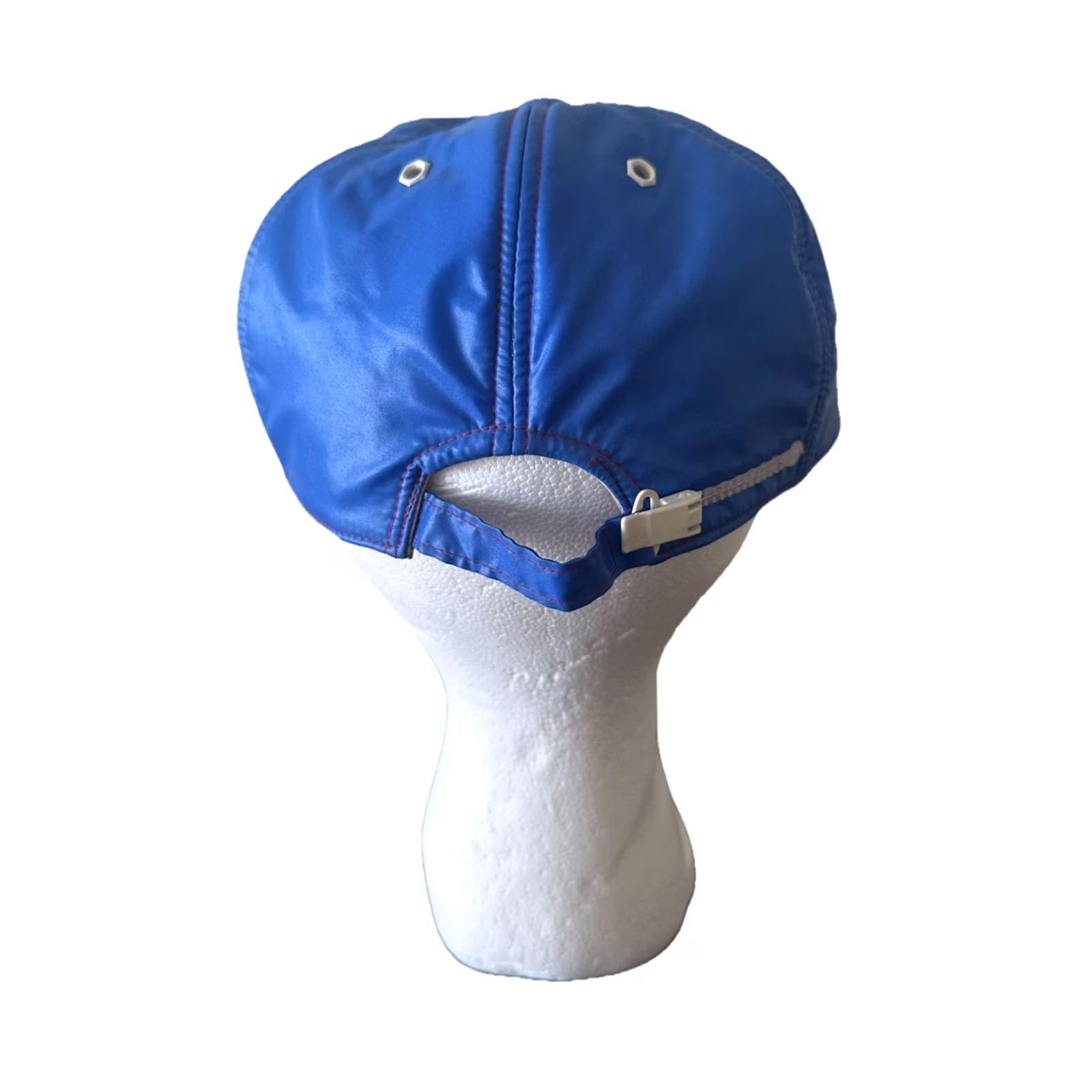 Vintage VINTAGE 80s Alpine Chamonix Mt Blanc France Adjustable Cap Hat Unbranded One Size Blue Baseball Cap Womens/Mens Size ONE SIZE - 4 Thumbnail