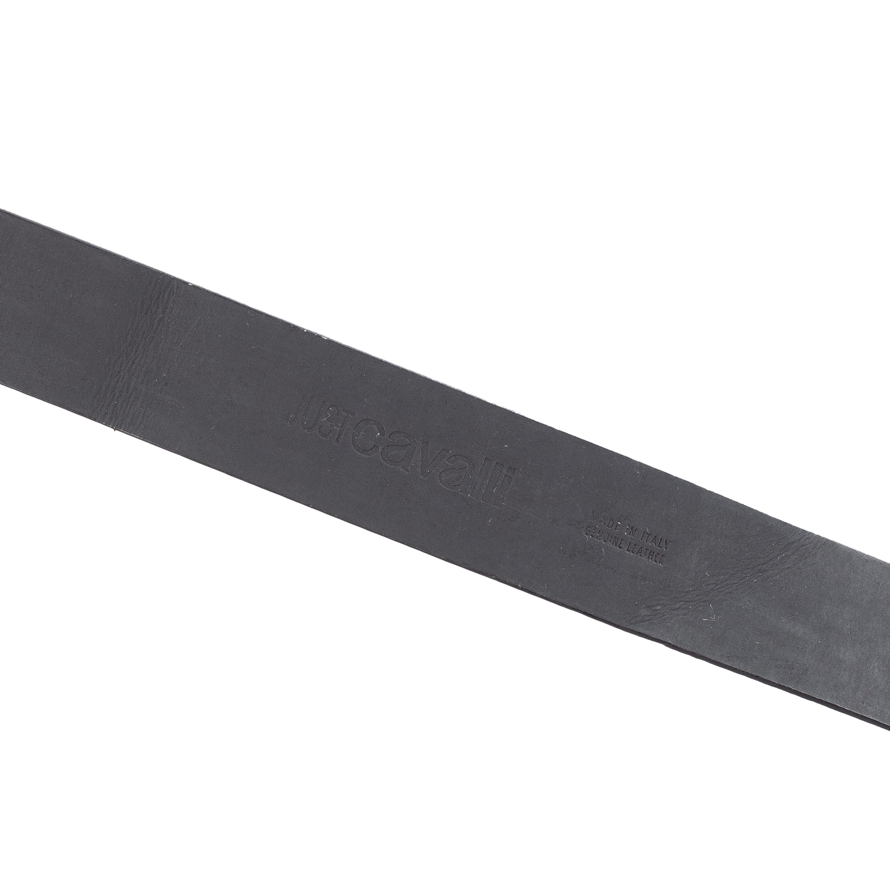 Just Cavalli Just Cavalli Leather Vintage Metallic Belt (110 CM) Size ONE SIZE - 4 Thumbnail