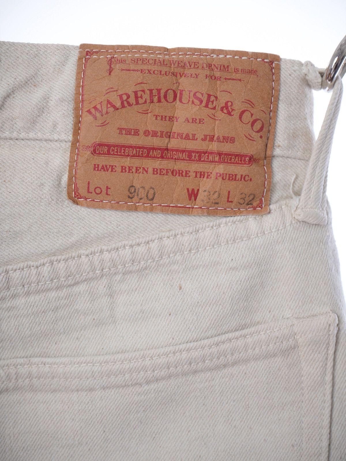 Warehouse Warehouse Ecru lot 900 Denim selvedge jeans Japan w32 Size US 32 / EU 48 - 4 Thumbnail