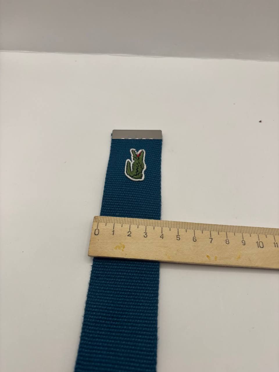 Lacoste Lacoste Navy Blue Webbing Canvas Belt - Adjustable Size ONE SIZE - 10 Thumbnail