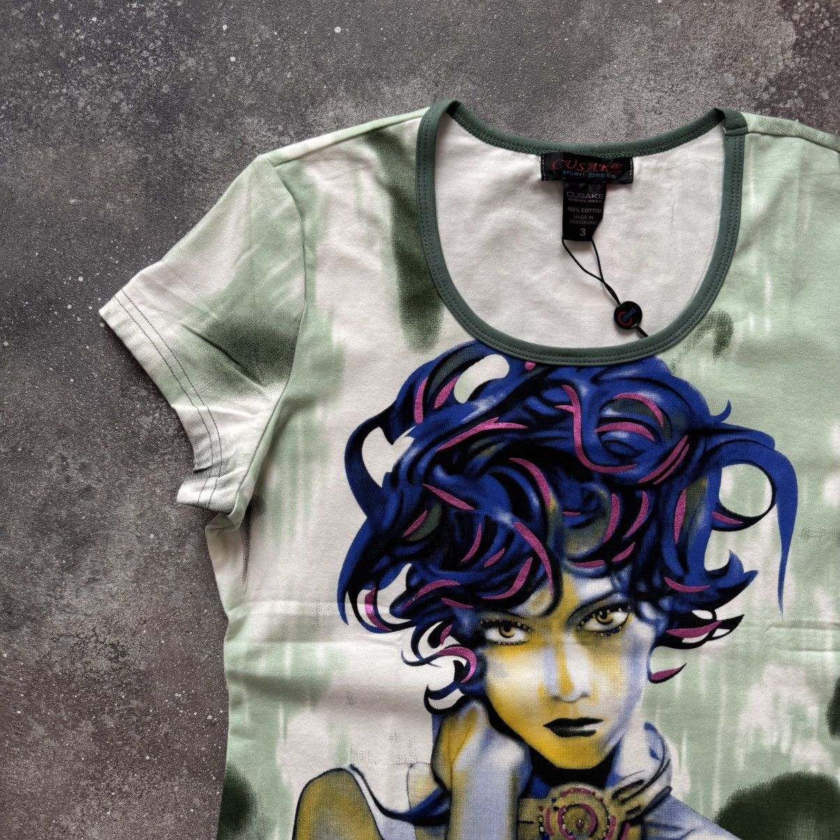 Hysteric Glamour 2000’s Custo Barcelona Style Sexy Lady Glam Y2K T-Shirt Size M / US 6-8 / IT 42-44 - 2 Thumbnail