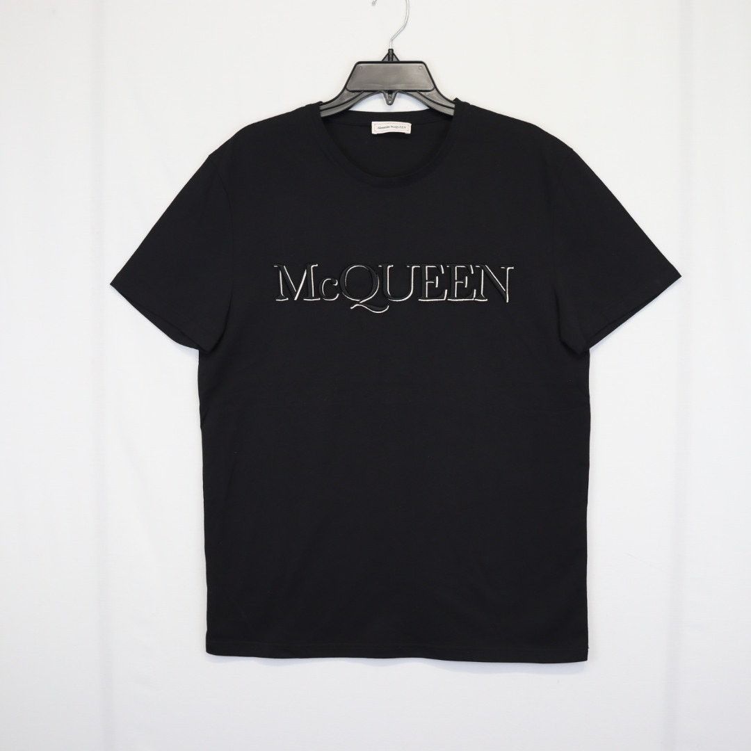 Alexander McQueen o1rshd1 ***Defective / T-Shirt in Black Size US S / EU 44-46 / 1 - 1 Thumbnail