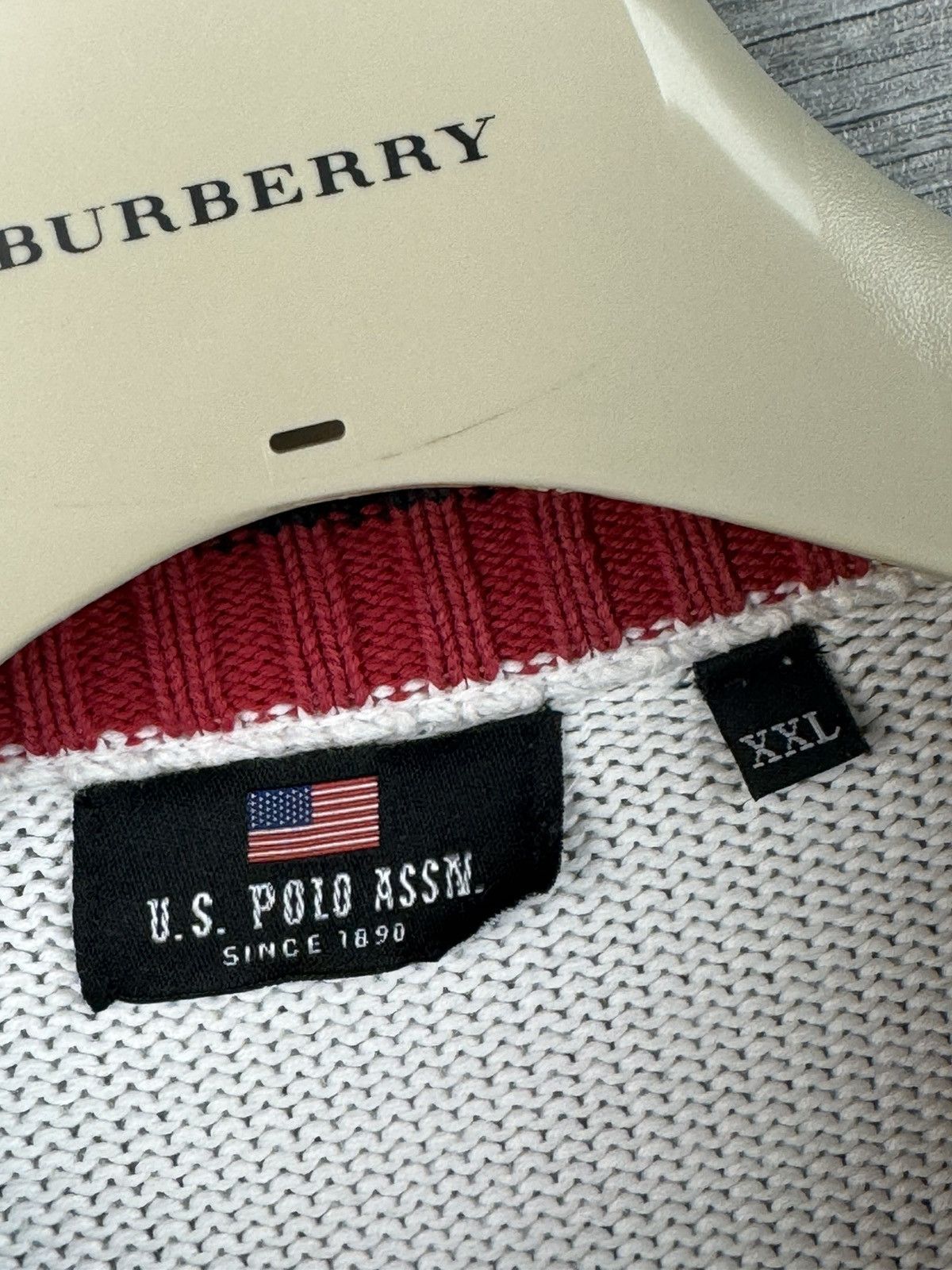 U.S. Polo Assn. Polo Ralph Lauren Vintage Sweater USA 🇺🇸 Logo 90s Size Xxl Size US XXL / EU 58 / 5 - 11 Thumbnail