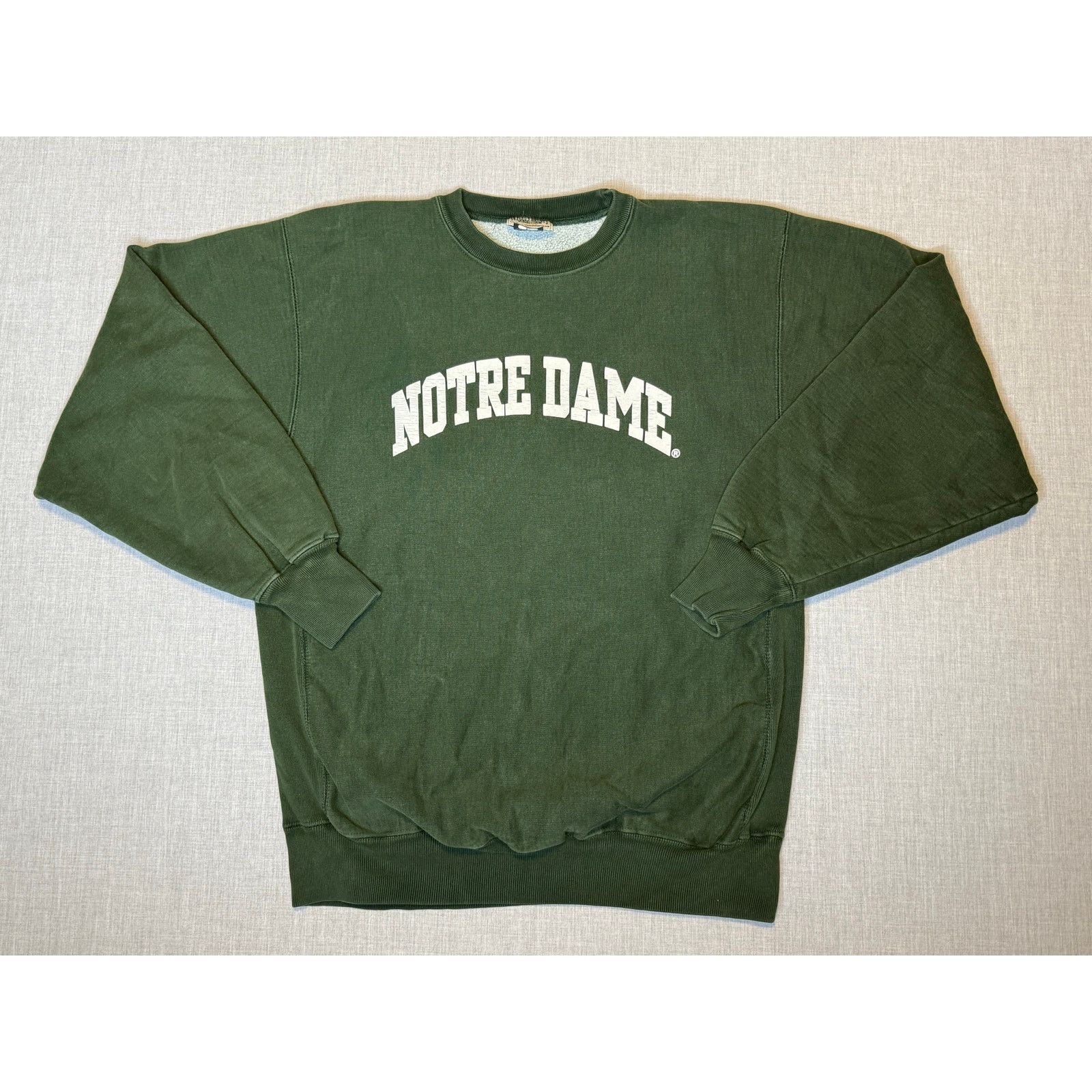Steve And Barrys Vintage Notre Dame Fighting Irish Pullover Crewneck Large Size US L / EU 52-54 / 3 - 1 Thumbnail