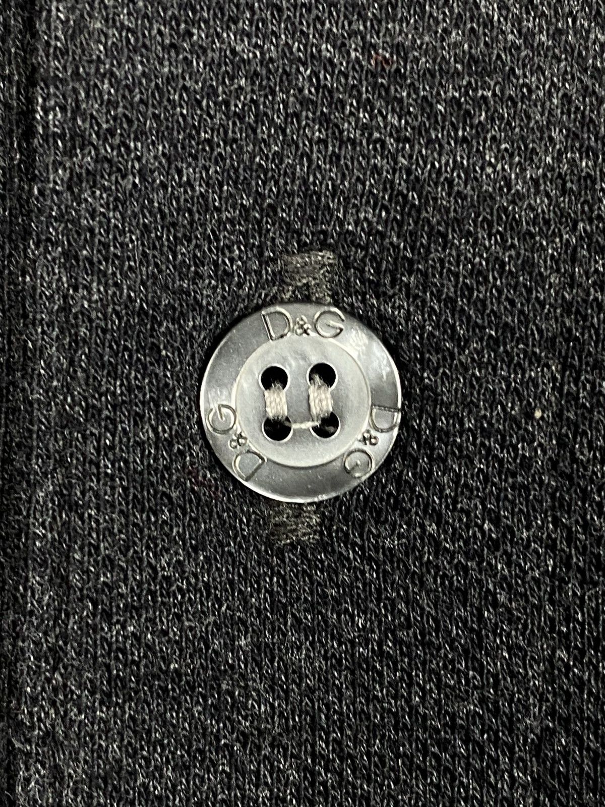 Dolce & Gabbana D&G Dolce & Gabbana Dark Gray Polo Shirt IT54 Size US L / EU 52-54 / 3 - 7 Thumbnail