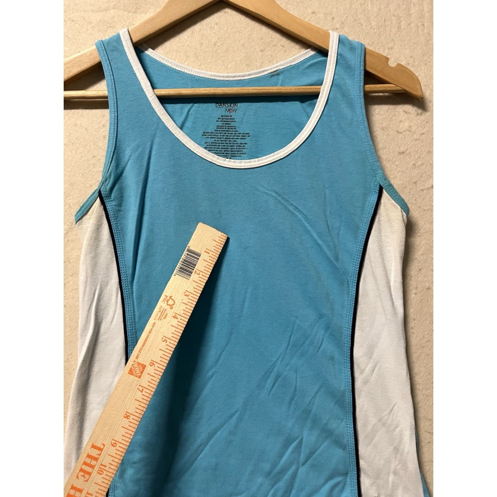 Vintage Danskin Tank Athlletic Sleeveless Camisole Shirt Blue S Womens Size Small Activewear Sleeveless Camisole Blue Danskin Tank Top Side See All Pics Size S / US 4 / IT 40 - 6 Thumbnail