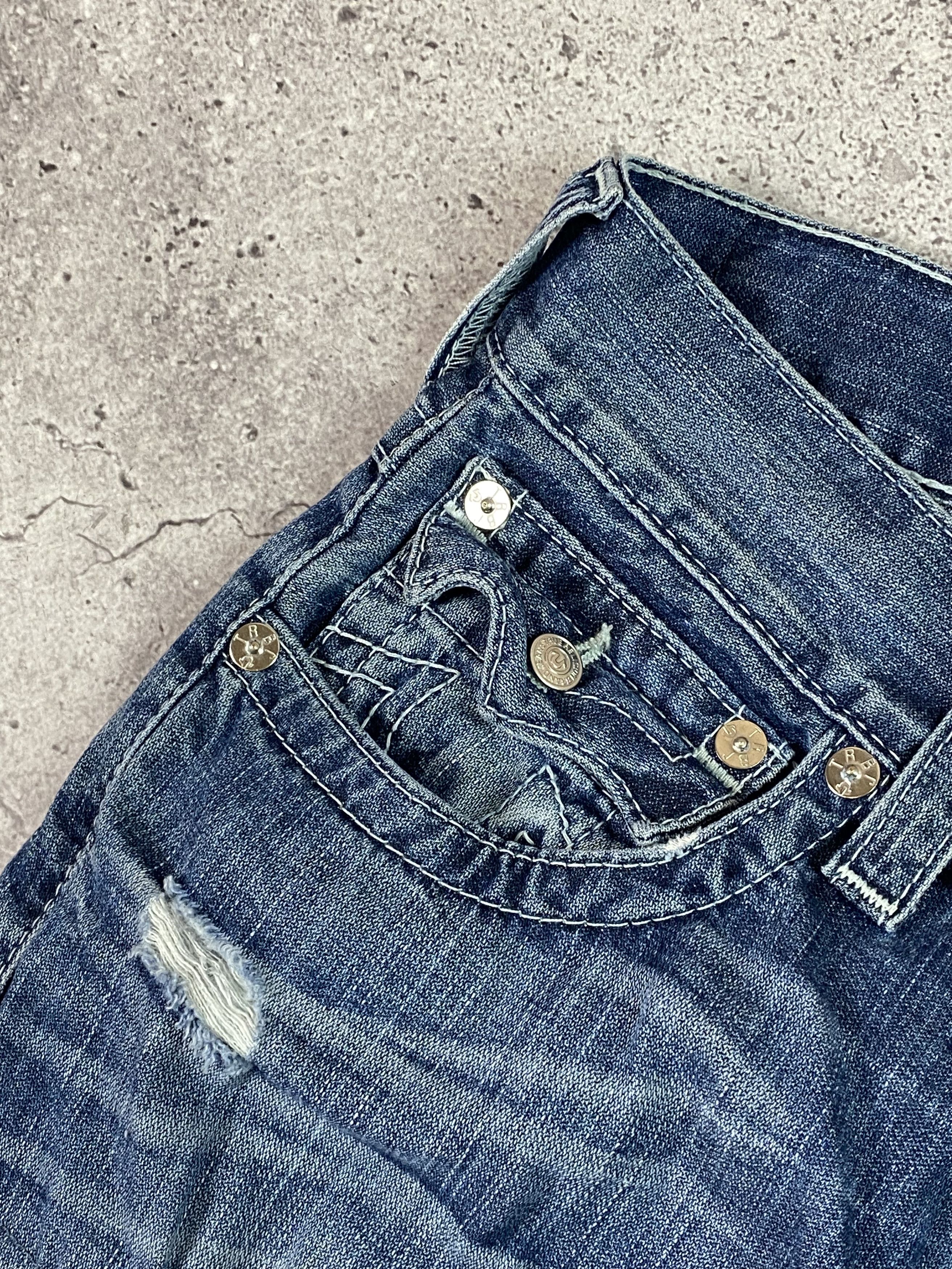 Japanese Brand × True Religion Vintage True Religion Distressed Jeans Flair Size 31 Size US 31 - 7 Thumbnail