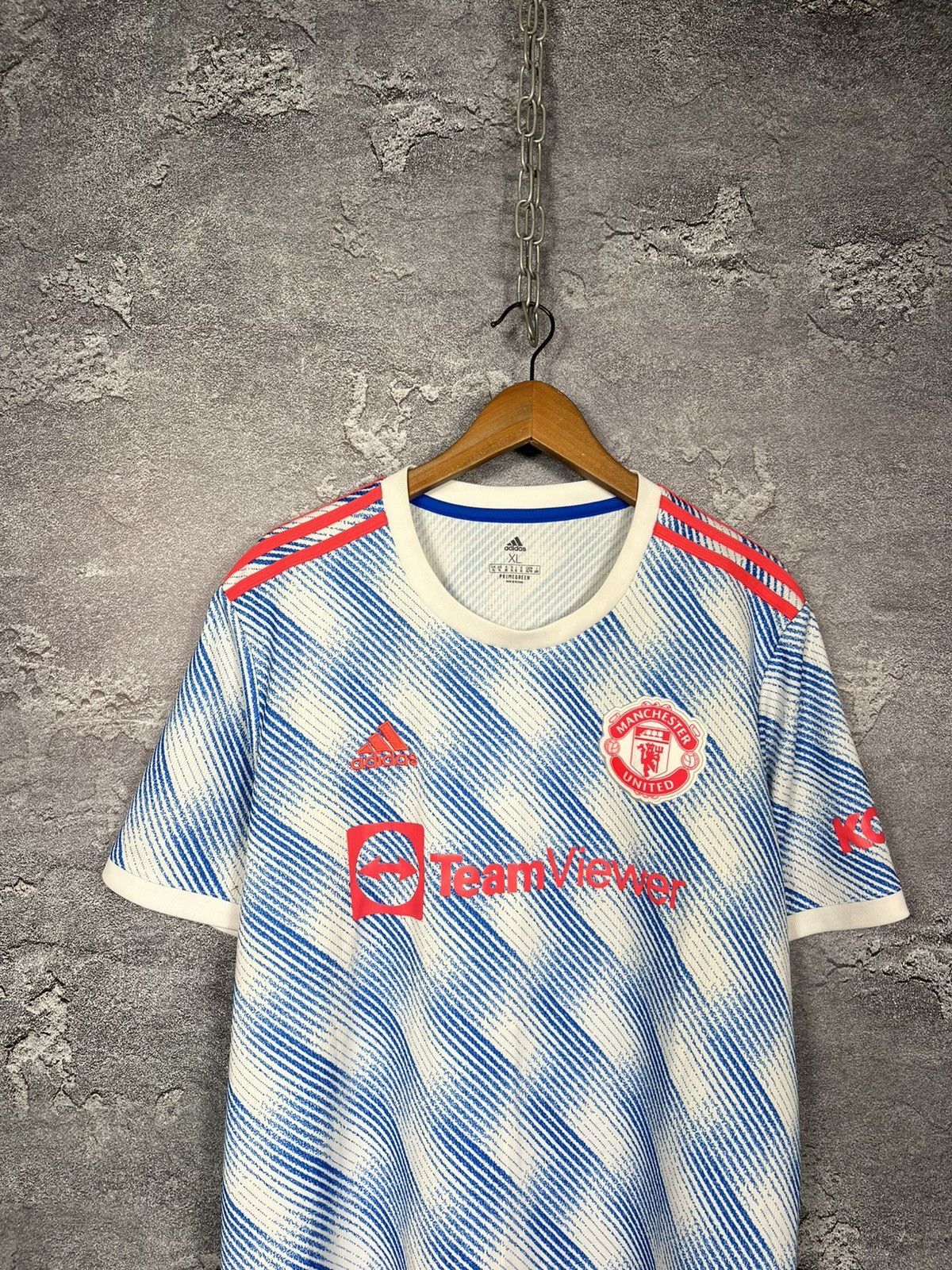 Adidas Adidas Manchester United 21/22 Away Football Jersey T-shirt Size US XL / EU 56 / 4 - 2 Thumbnail