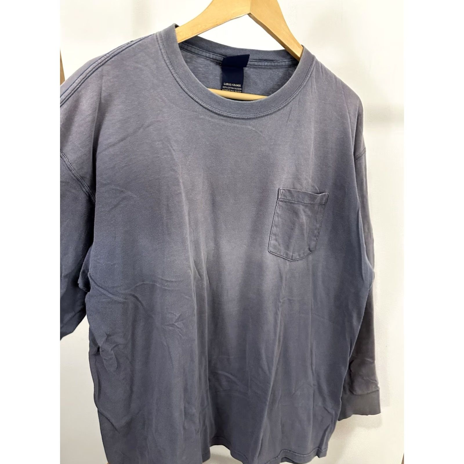 Route 66 Route 66 VTG Gradient Sun Faded Worn WIP Work Pocket LS T-Shirt Oversized L Navy Mens Size US L / EU 52-54 / 3 - 4 Thumbnail