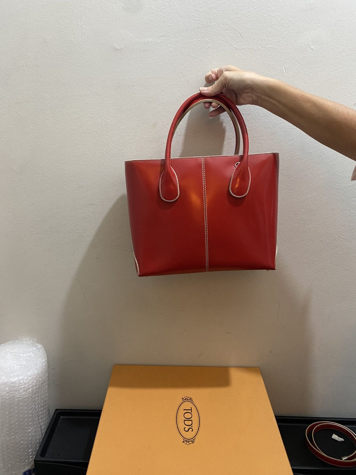 Tod's TOD’S HOLLY LEATHER HANDBAG Size ONE SIZE - 8 Thumbnail