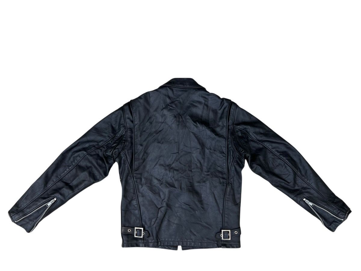 Schott Vintage 80s Schott 642 Distress Patina Leather Rider Jacket Size US S / EU 44-46 / 1 - 16 Thumbnail