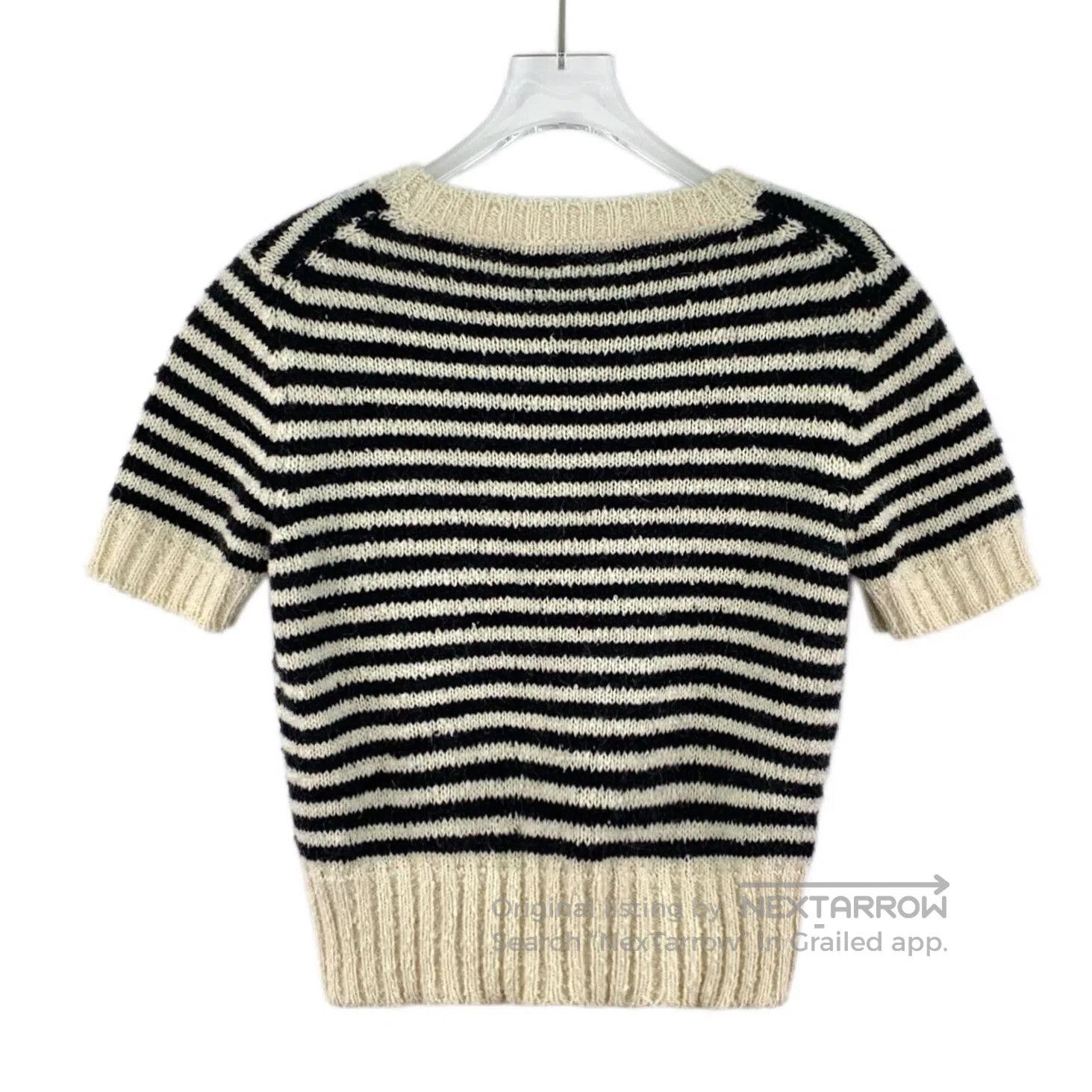 Dior Dior Colorblock Stripe Star Cotton Sweater. Size S / US 4 / IT 40 - 2 Thumbnail