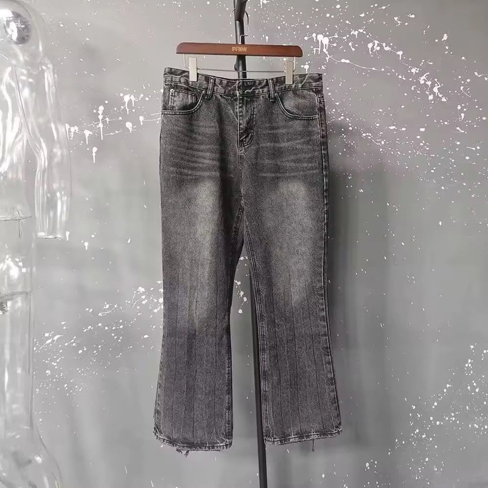 Vintage Distressed Flared Washed Streetwear Design Jeans Size US 34 / EU 50 - 3 Thumbnail