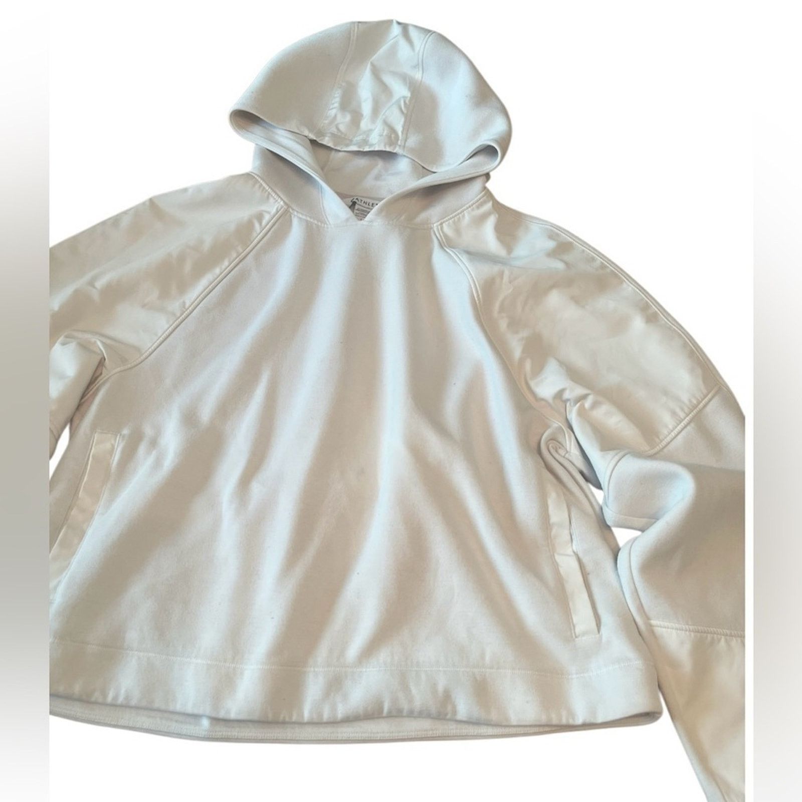 Athleta Athleta Get Set hoodie Sweatshirt in magnolia white, size L Size L / US 10 / IT 46 - 1 Thumbnail